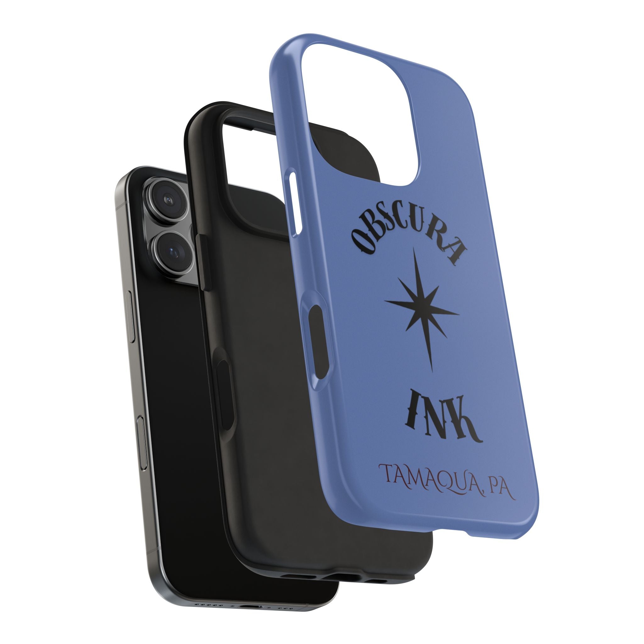 Tough Phone Case — Obscura Ink Compass Design (Tamaqua, PA)
