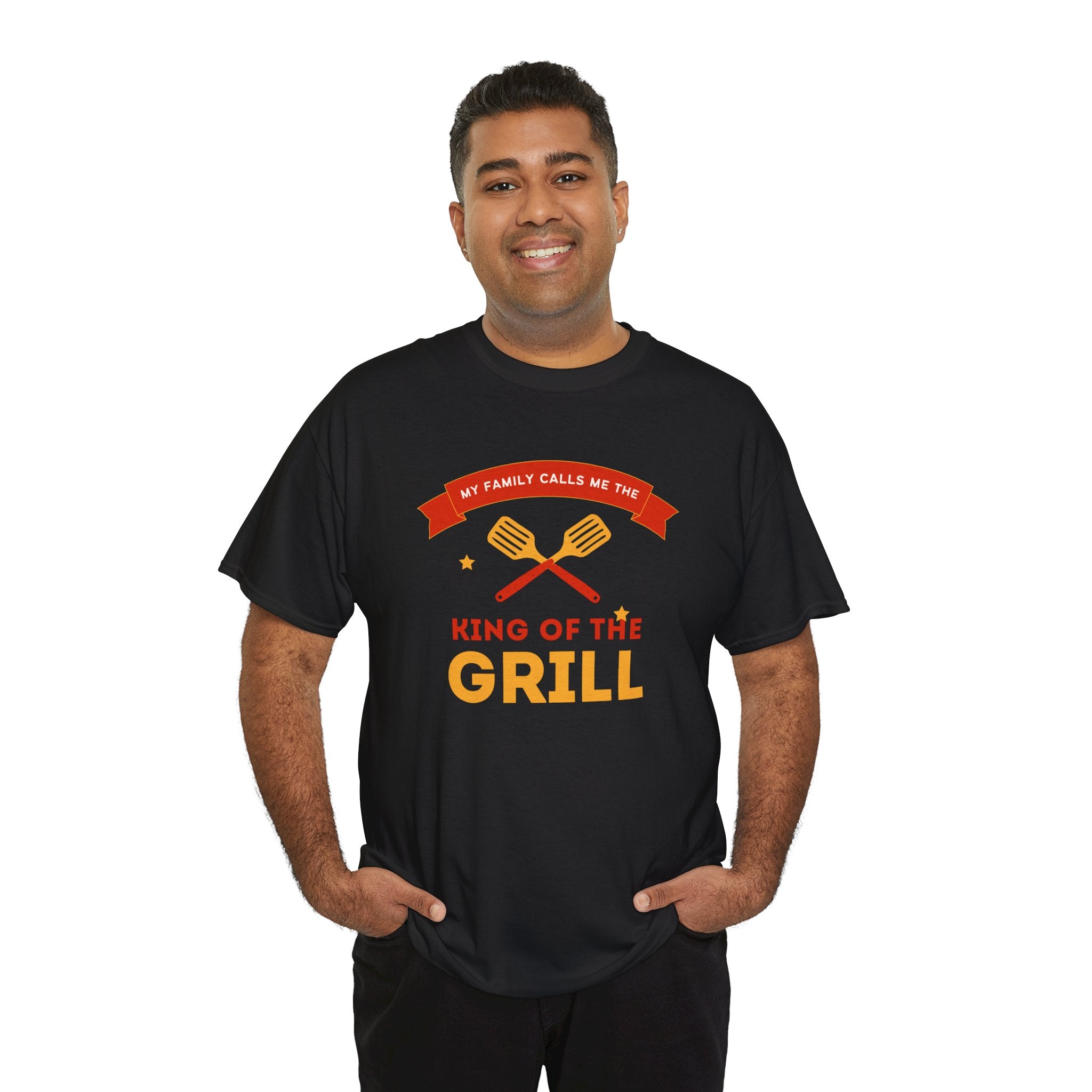 King of the Grill T-Shirt — My Family Calls Me The King of the Grill BBQ Tee