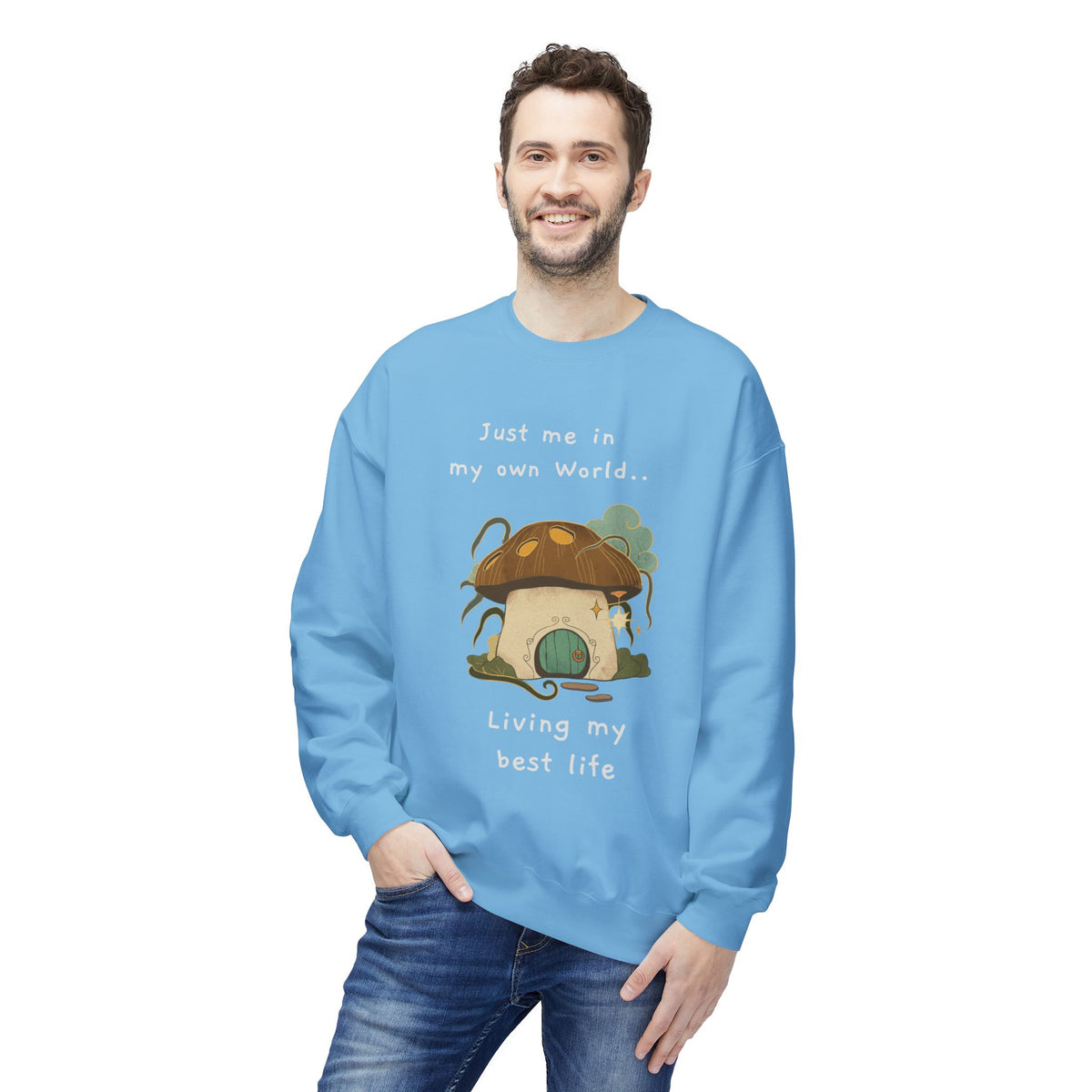Cozy Mushroom House Sweatshirt — Crewneck