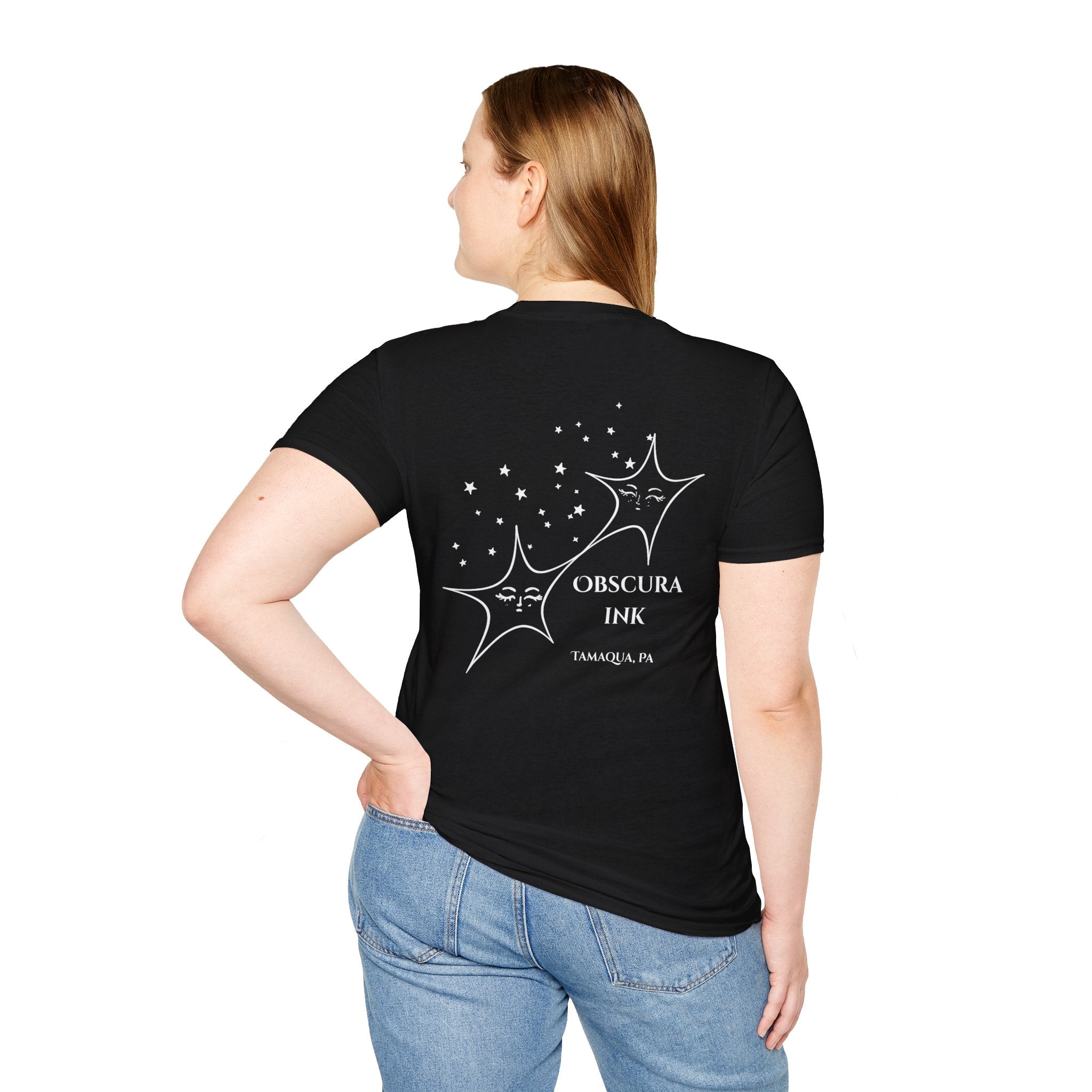 Stars logo ~ Back ~ Obscura Ink Signature Tee