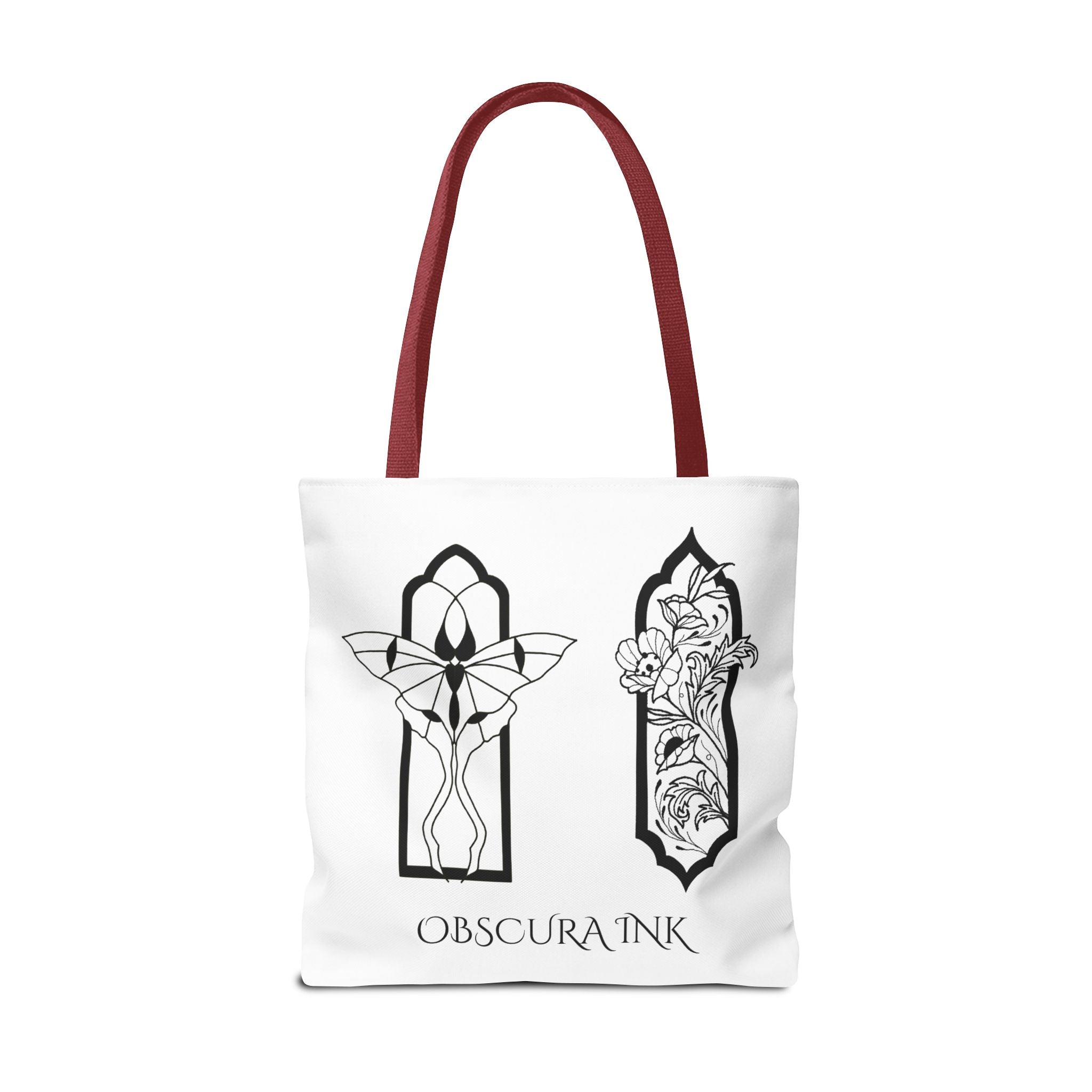 Obscura Ink Compass Tote Bag — Gothic Star Logo Canvas Tote