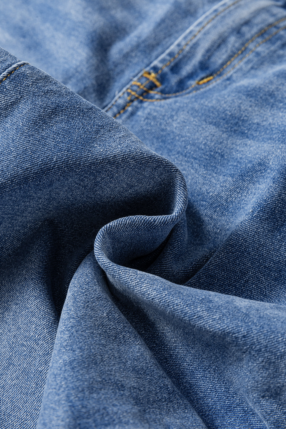 Ridgeway Raw Hem Jeans — High-Rise Straight Leg Denim