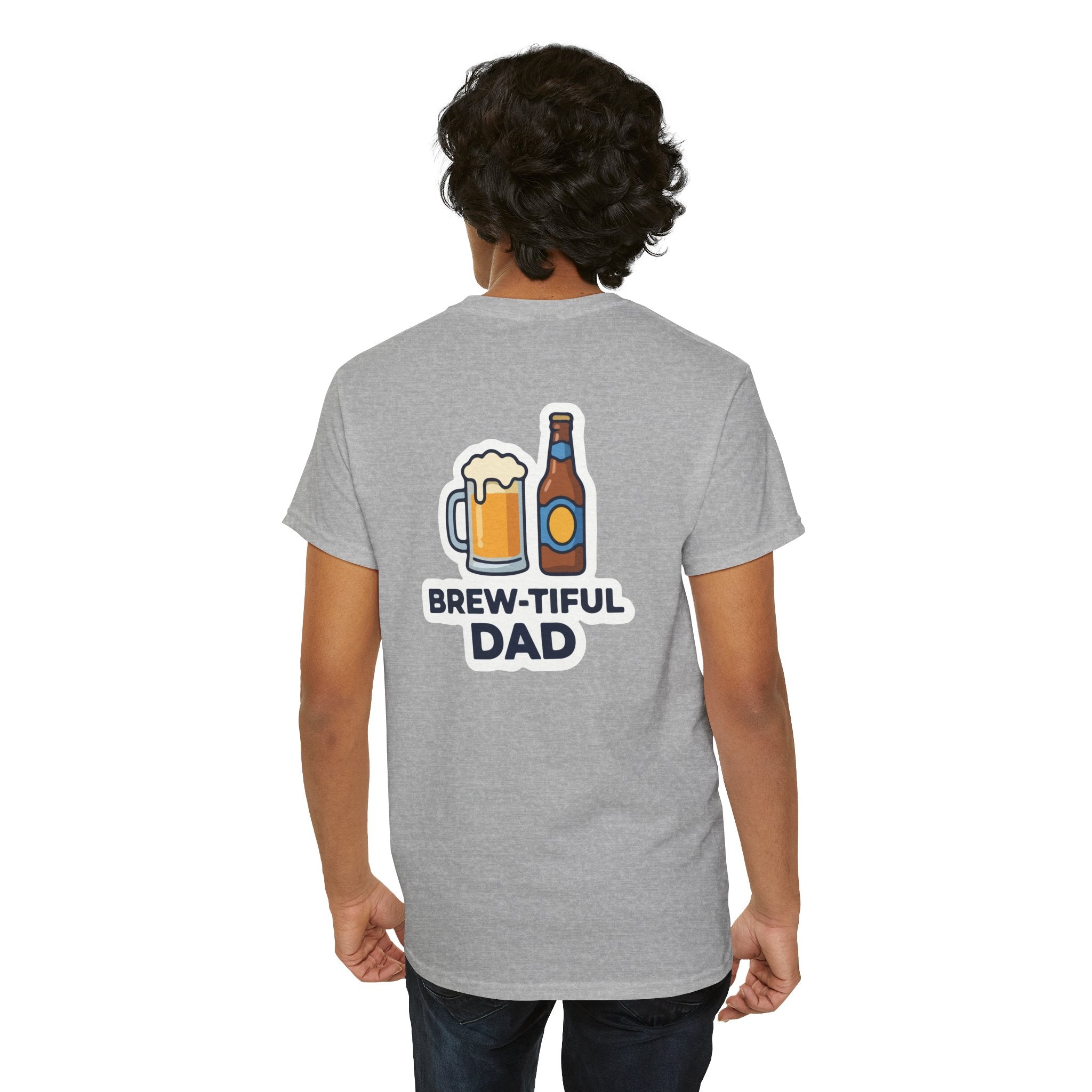 Brew-tiful Dad T-Shirt — Funny Father's Day Beer Tee