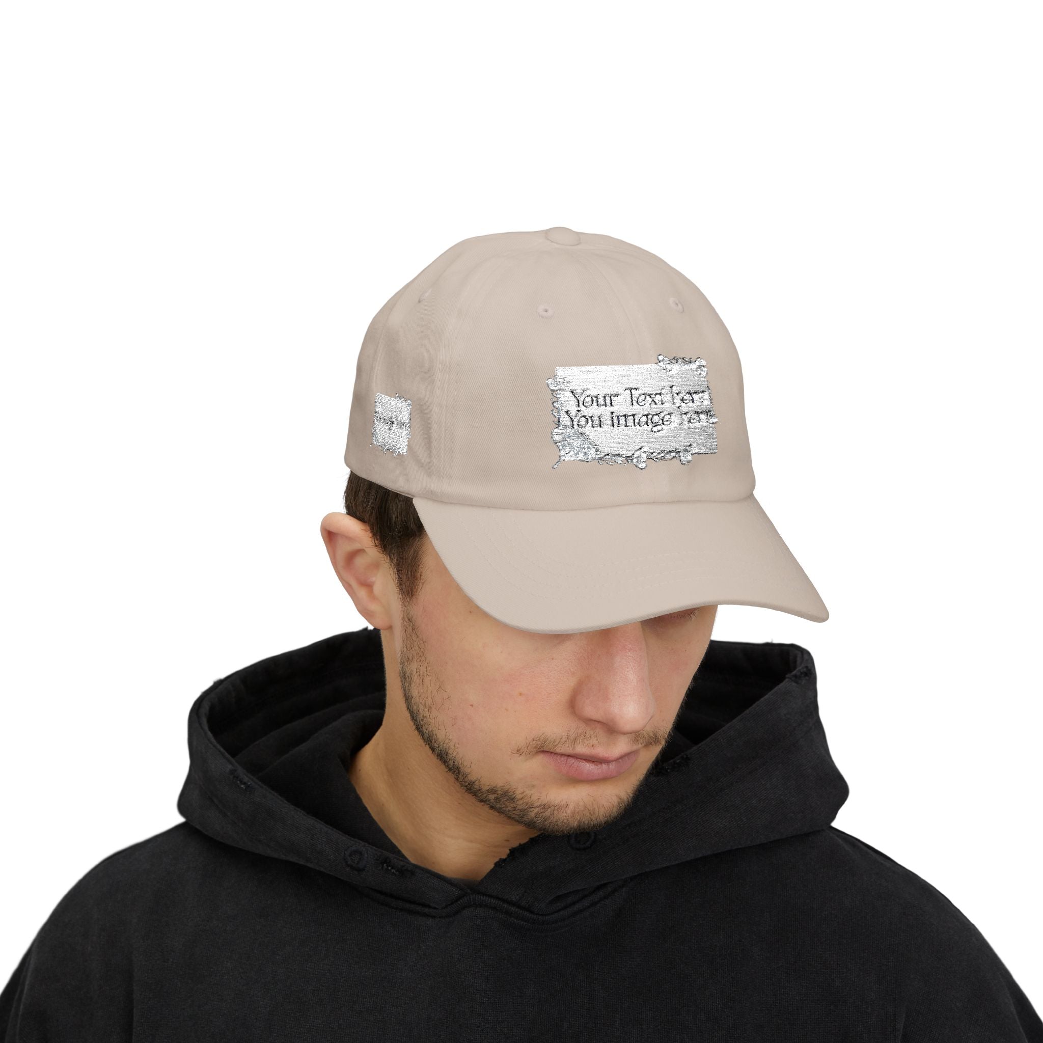 Minimal 'Print it your way' Embroidered Hat