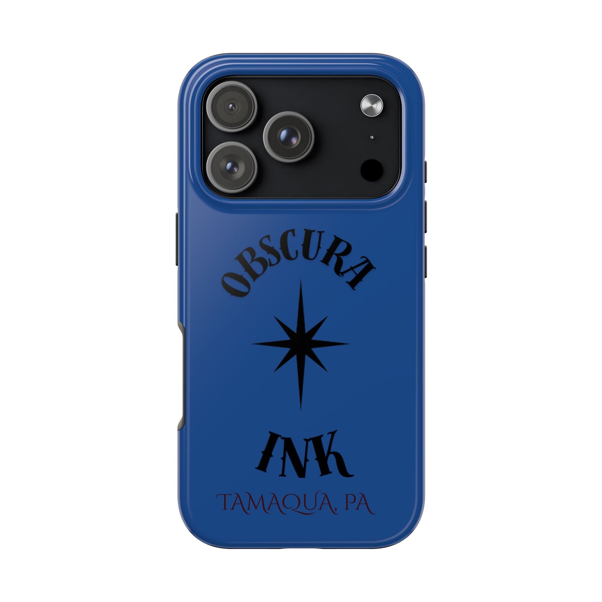 Tough Phone Case — Obscura Ink Compass Design (Tamaqua, PA)