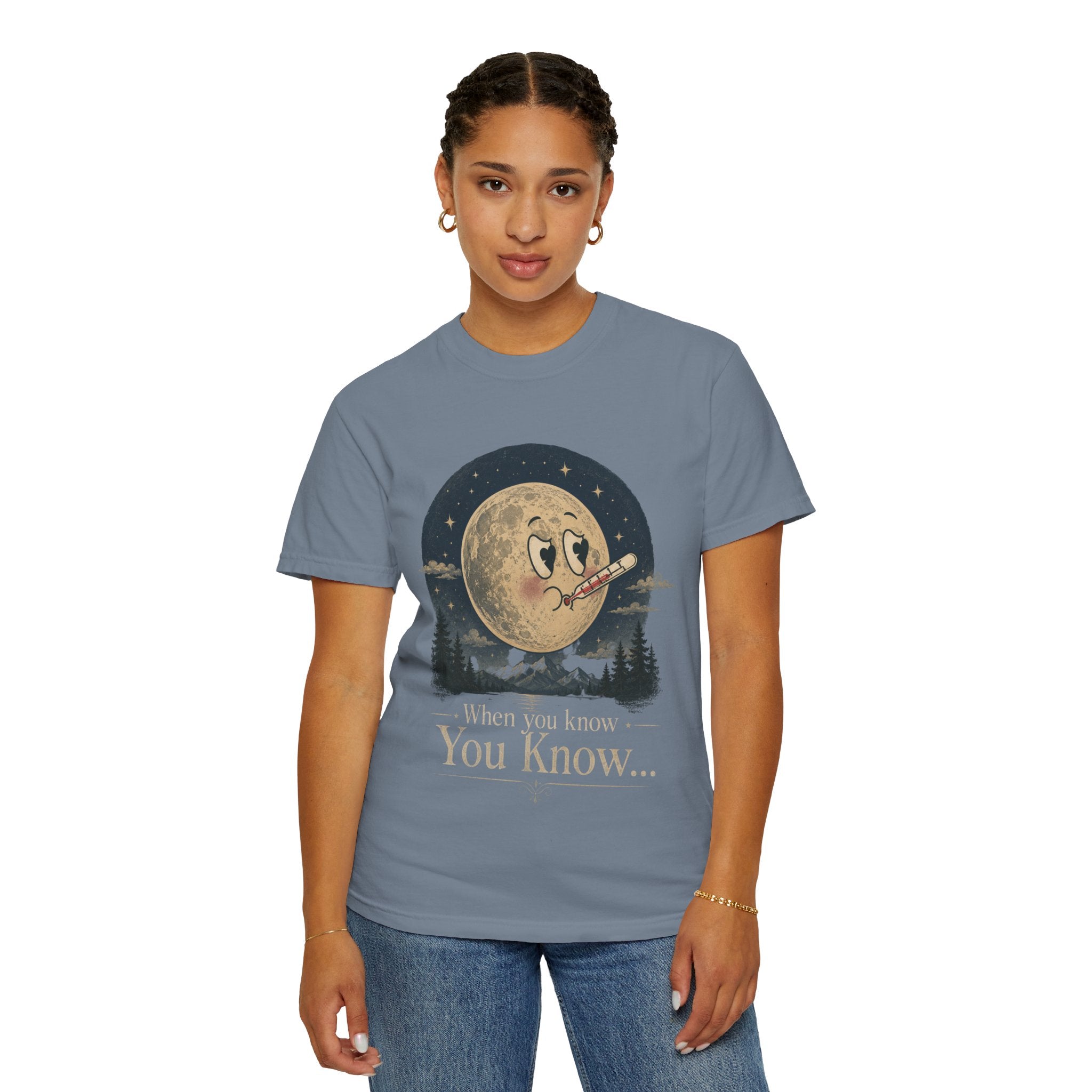 Moonlit Retro Tee — 'When You Know... You Know' Graphic T-Shirt