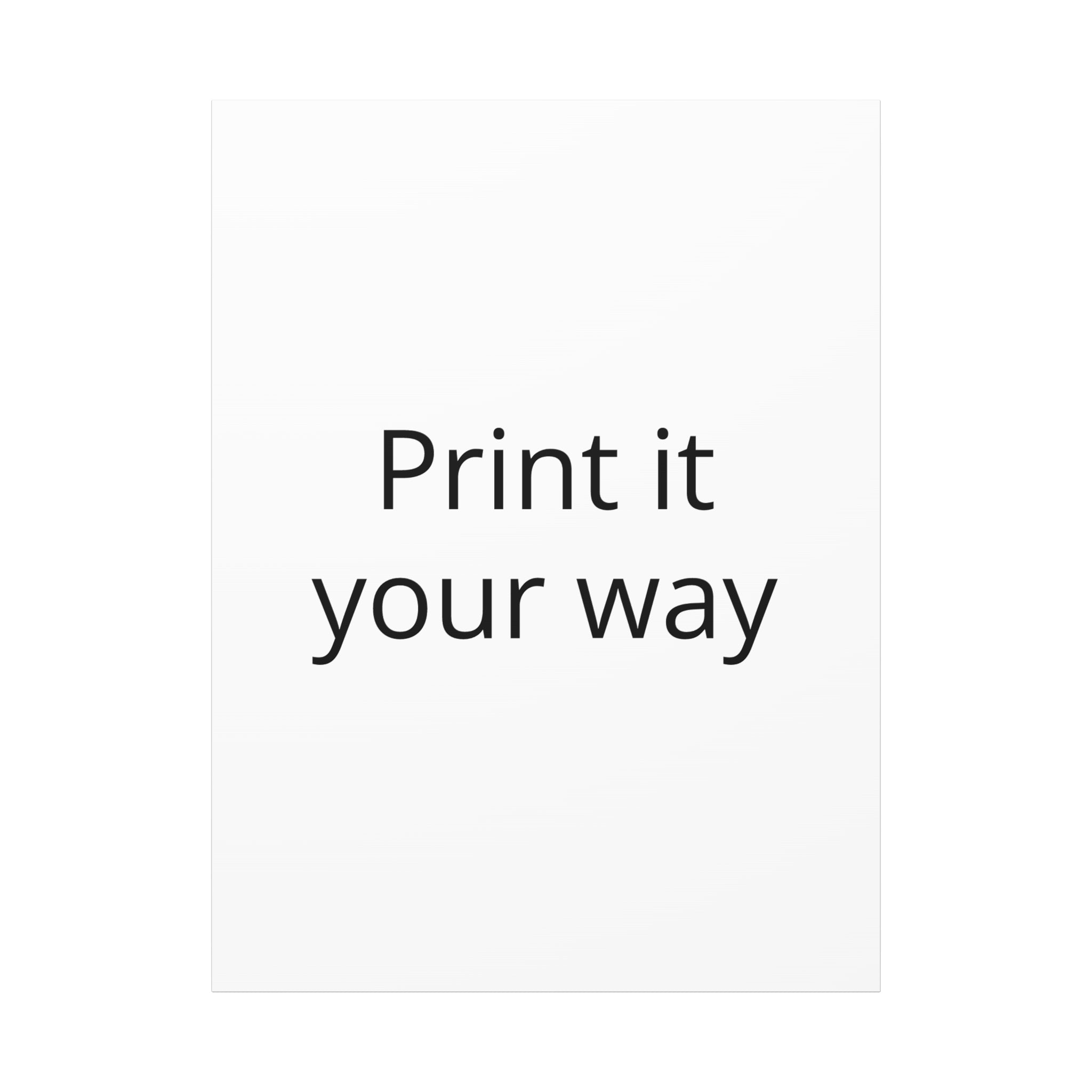 Matte Canvas, Stretched, 1.25"