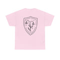 Shield Floral Tee — Obscura Ink Graphic T‑Shirt