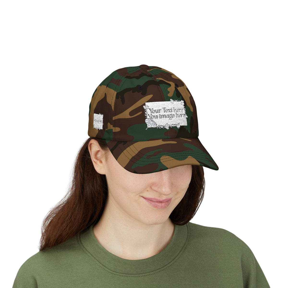 Minimal 'Print it your way' Embroidered Hat