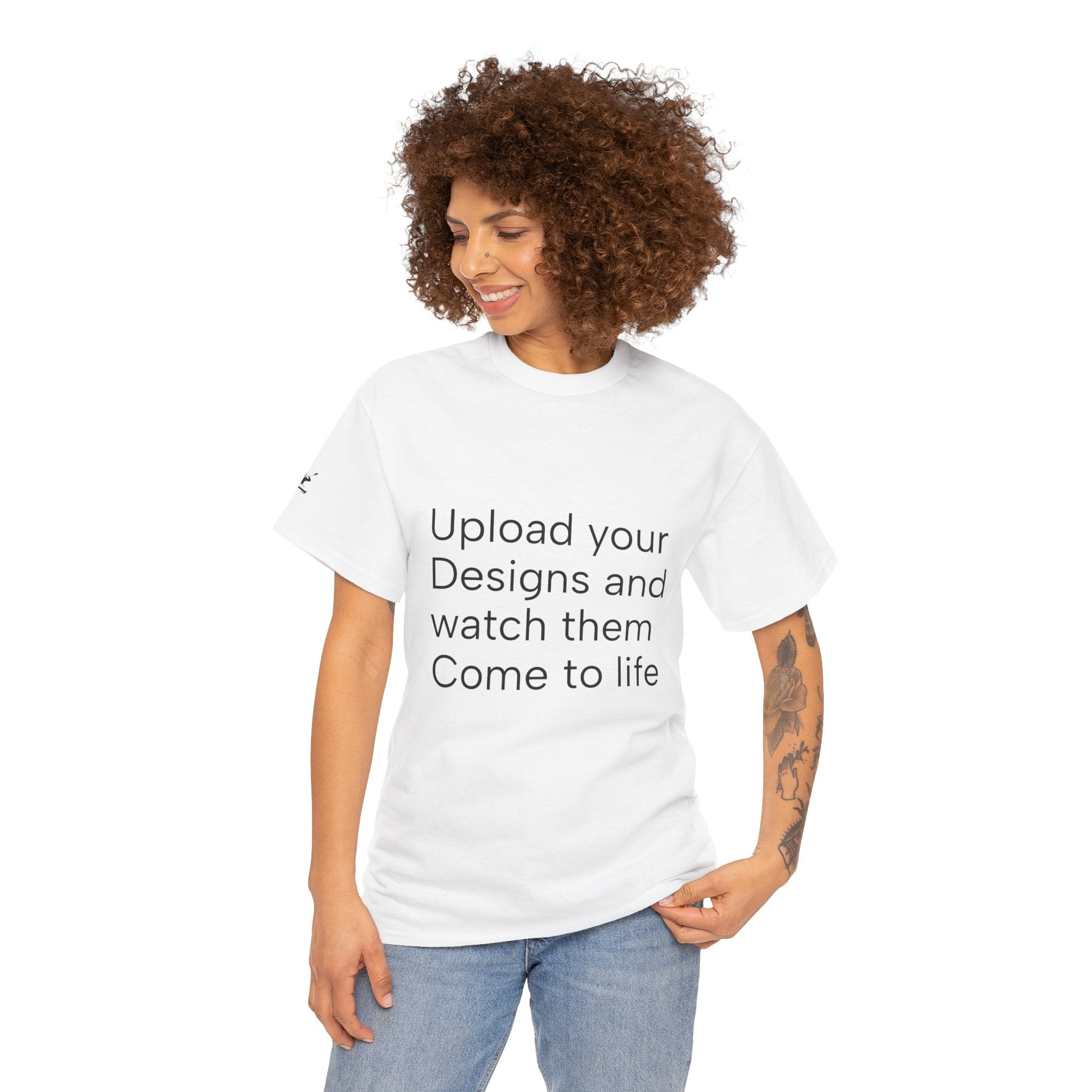 Customizable T‑Shirt – "Upload Your Designs and Watch Them Come to Life"