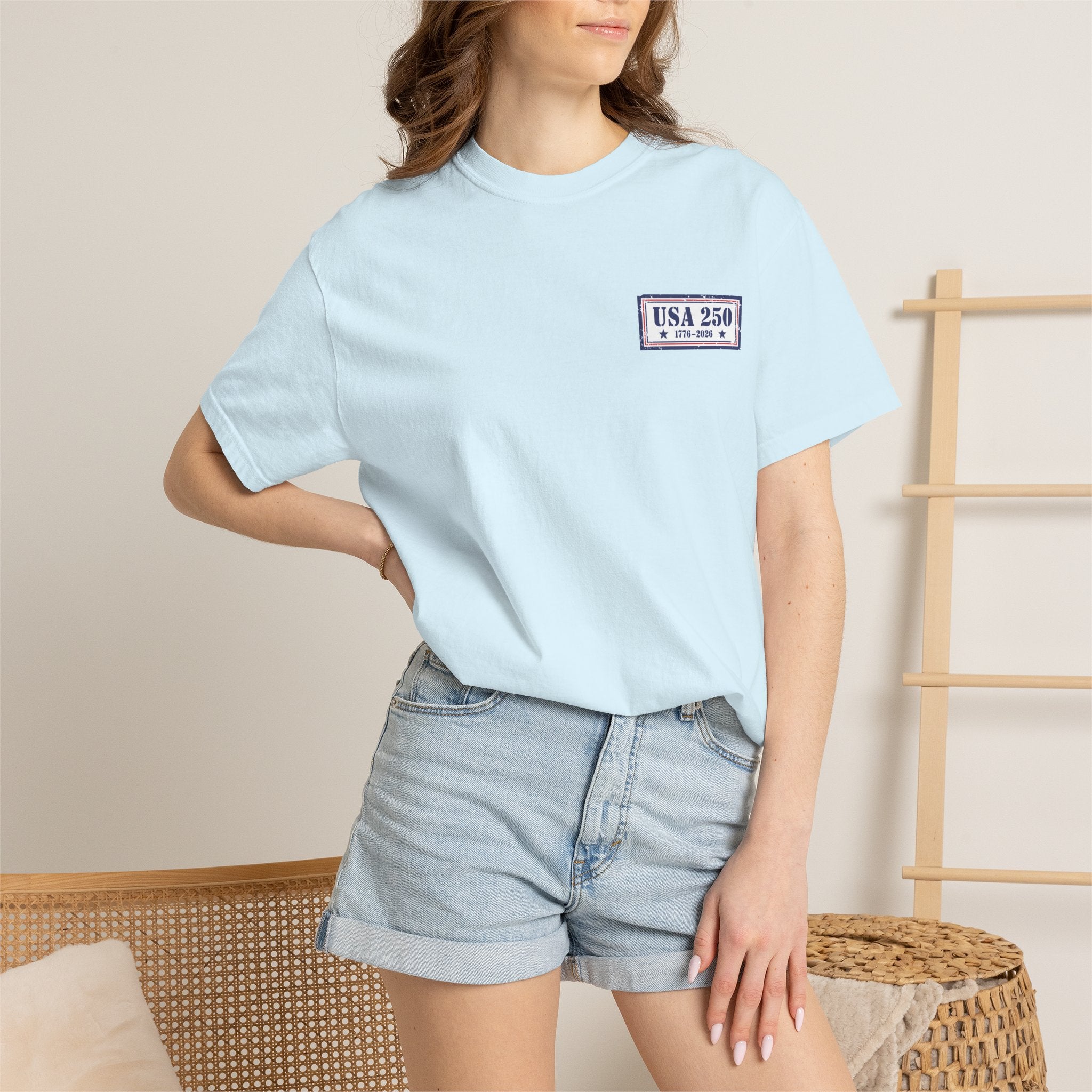USA 250 Yrs ~ Unisex Garment-Dyed T-shirt