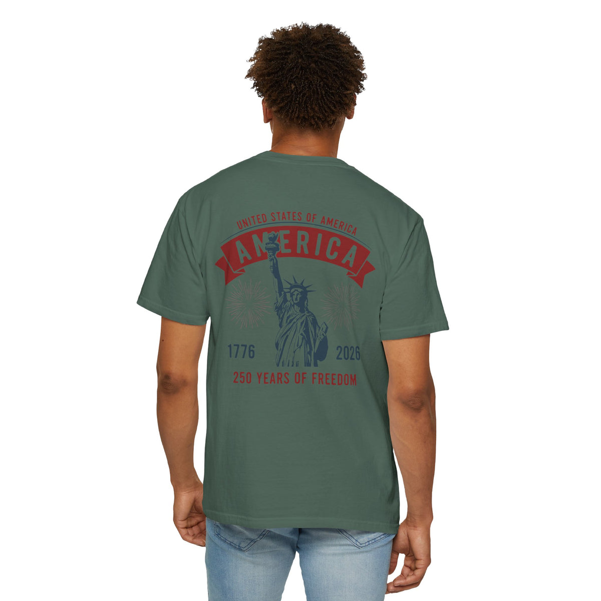 USA 250 Yrs ~ Unisex Garment-Dyed T-shirt