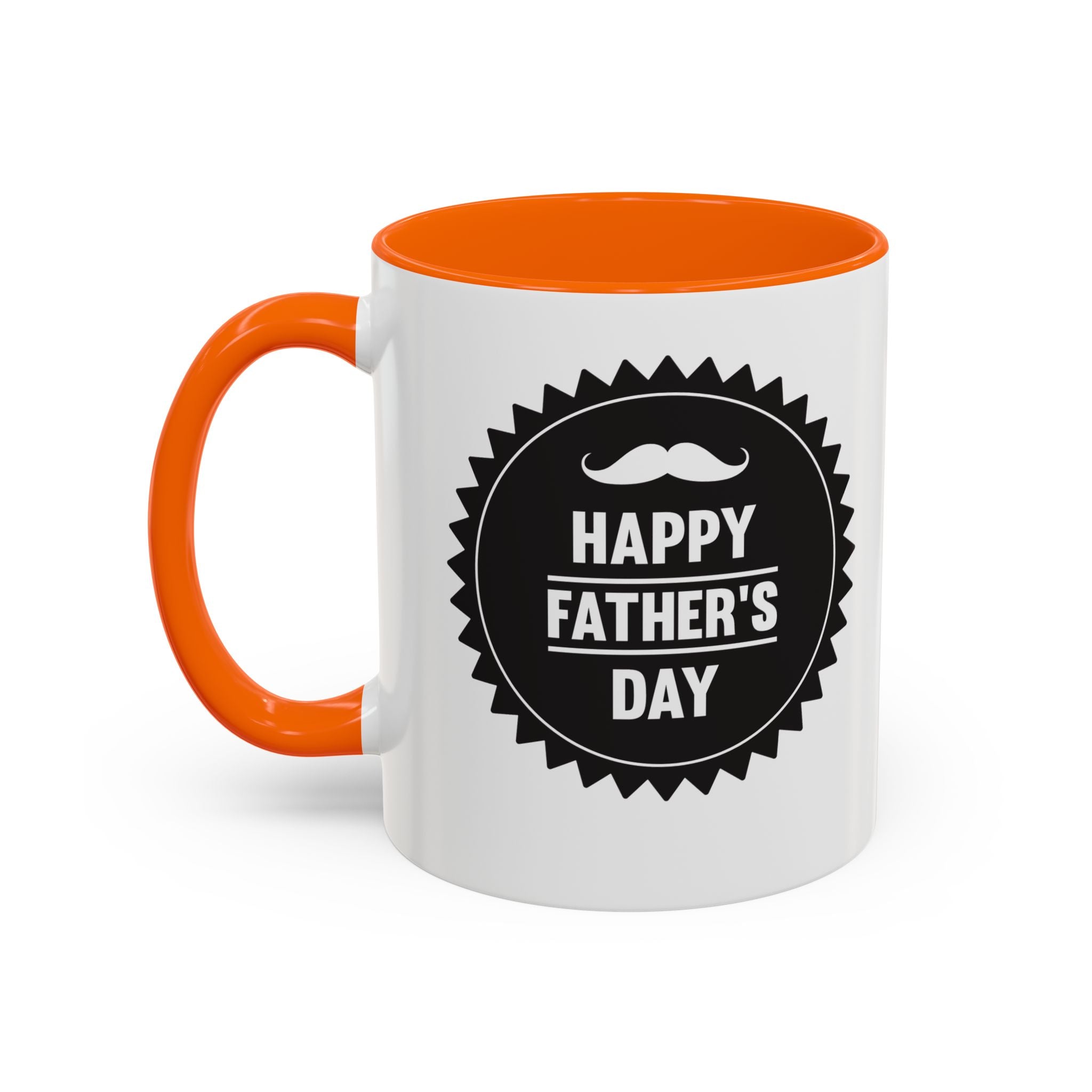 Fatherhood Coffee Mug – Vintage Hands Embrace 11/15oz Accent Mug (Best Dad Gift)