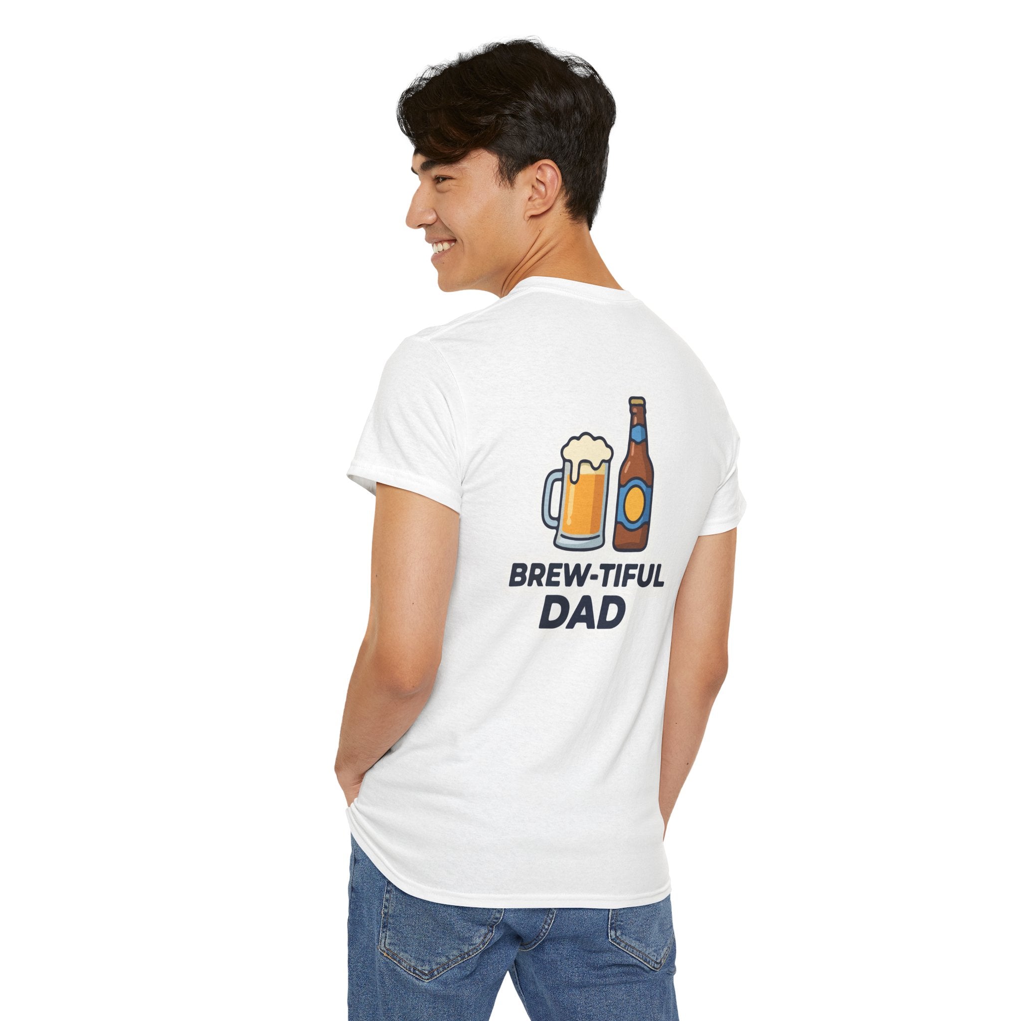 Brew-tiful Dad T-Shirt — Funny Father's Day Beer Tee