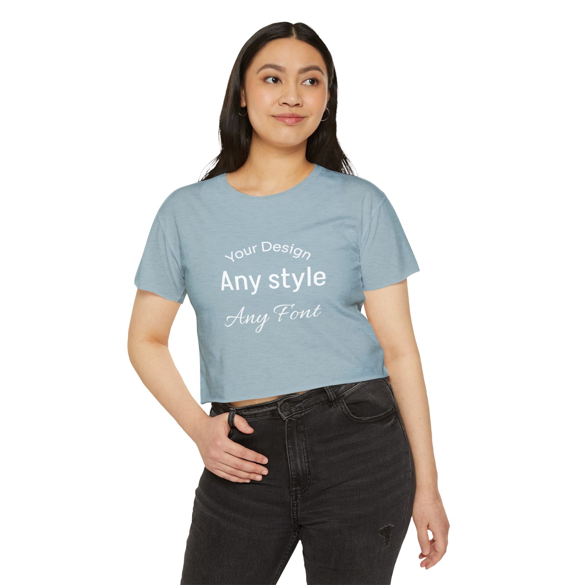 Women's Festival Crop Top — Customizable Graphic Crop Tee