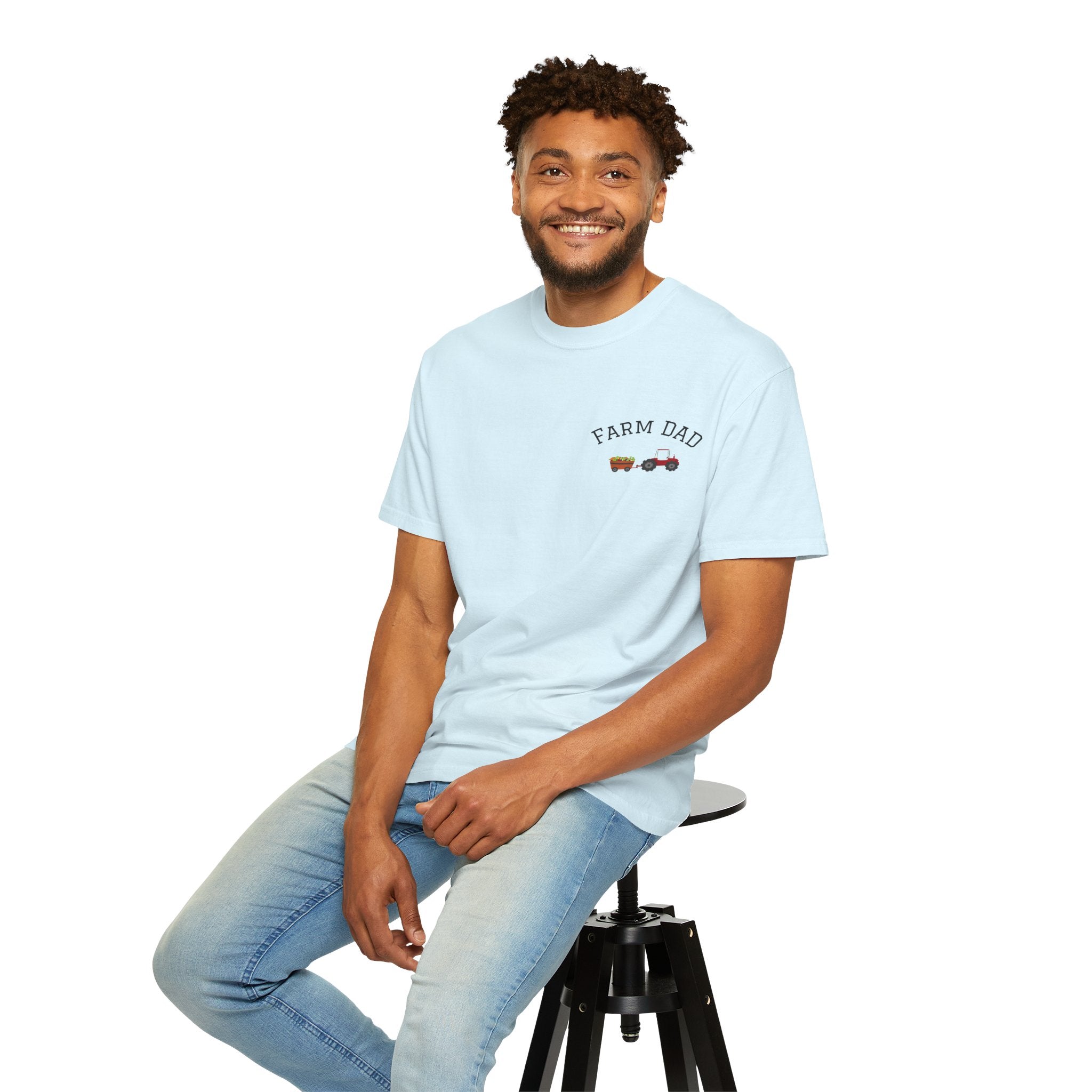 Farmer Dad T-Shirt — Rustic Farm Animals Graphic Tee