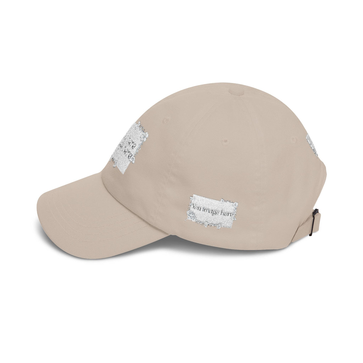 Minimal 'Print it your way' Embroidered Hat