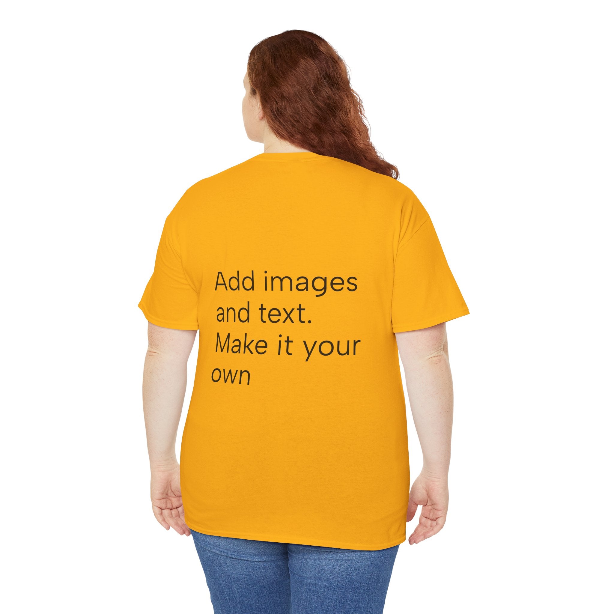 Customizable T‑Shirt – "Upload Your Designs and Watch Them Come to Life"