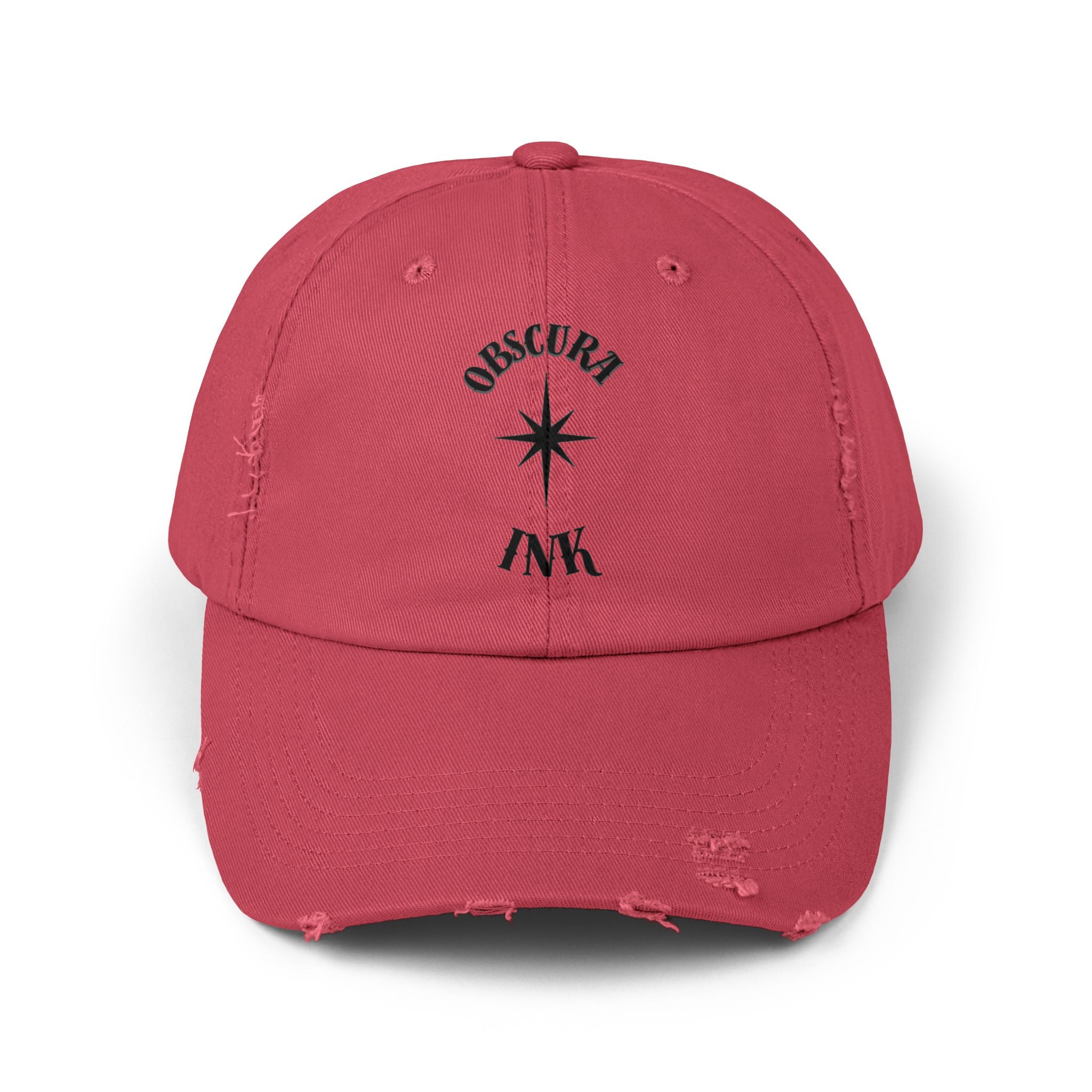 Obscura Ink LOGO ~ Distressed Baseball Cap
