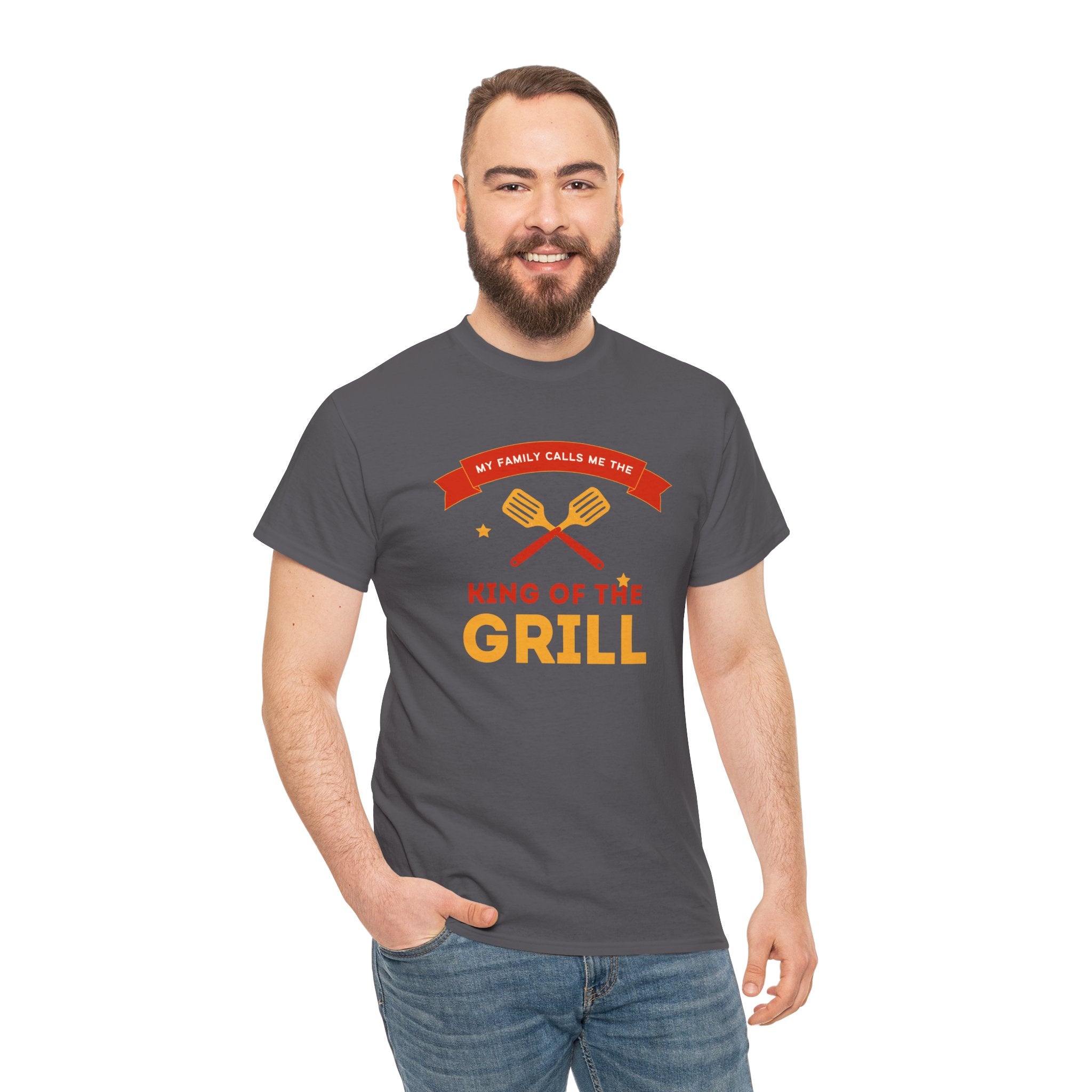 King of the Grill T-Shirt — My Family Calls Me The King of the Grill BBQ Tee