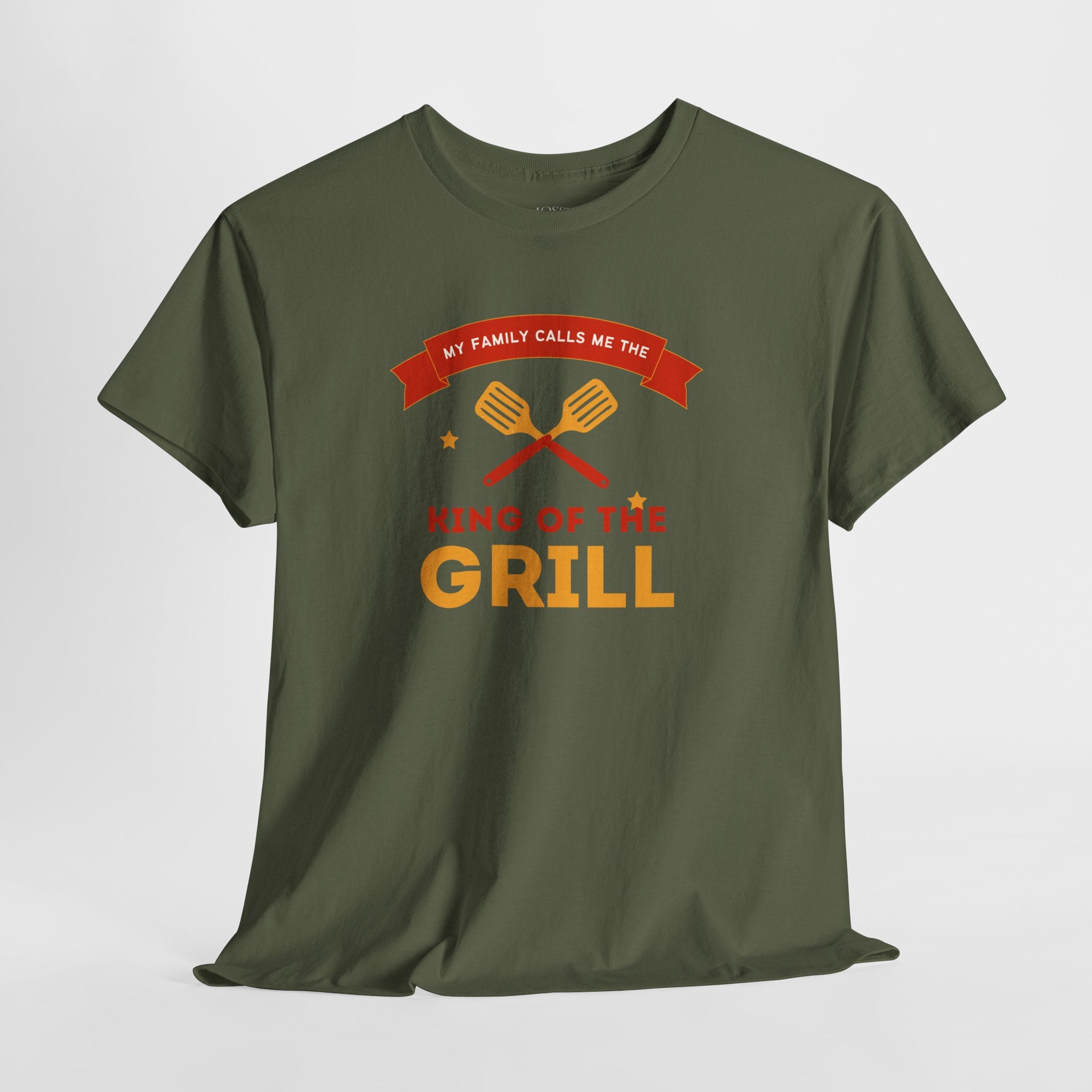 King of the Grill T-Shirt — My Family Calls Me The King of the Grill BBQ Tee