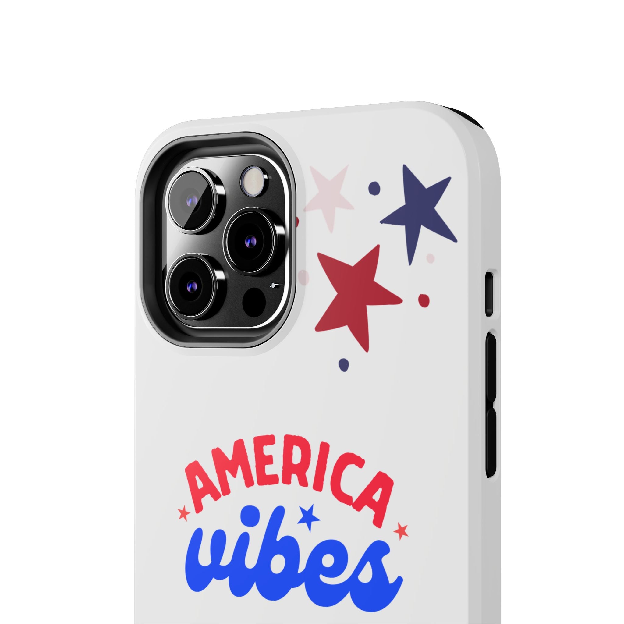 America Vibes Tough Phone Case — Patriotic Red White Blue Stars iPhone Case