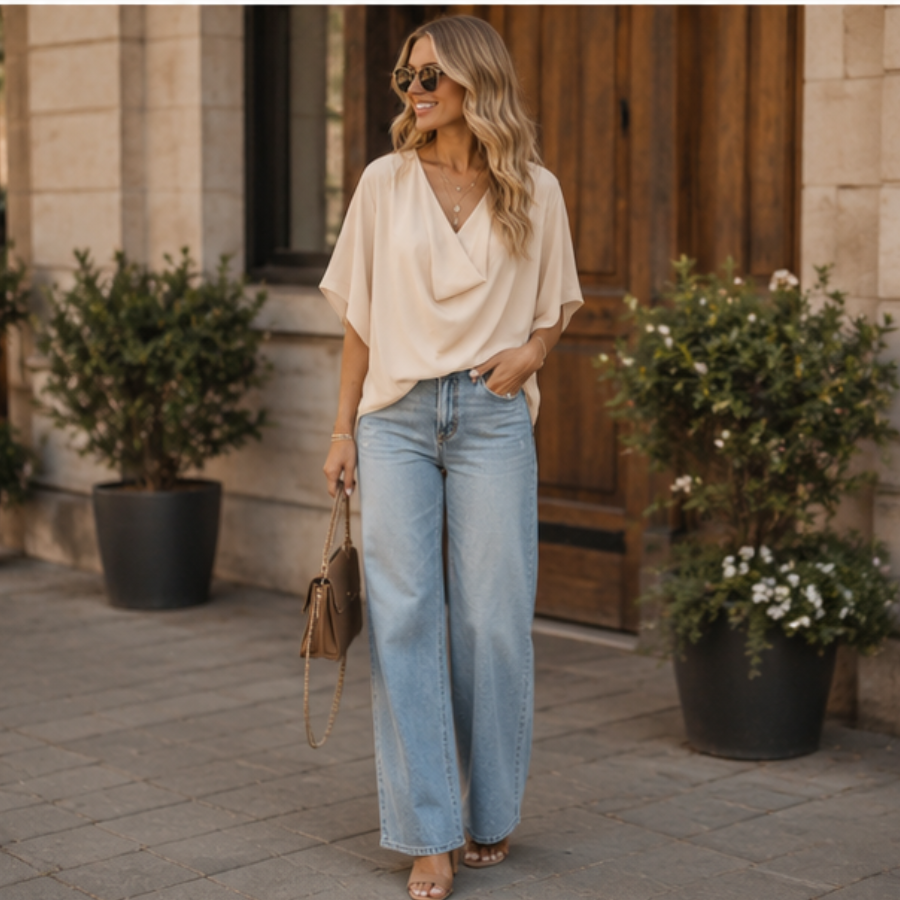 The Celeste Chiffon Blouse For Women