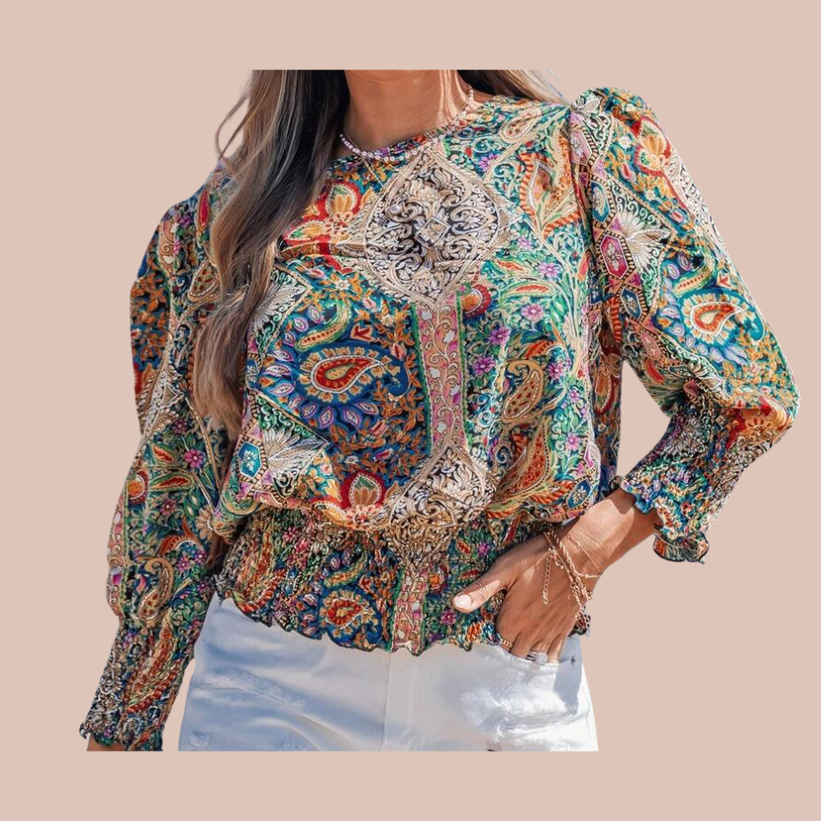 The Willow Gathered Blouse for Women