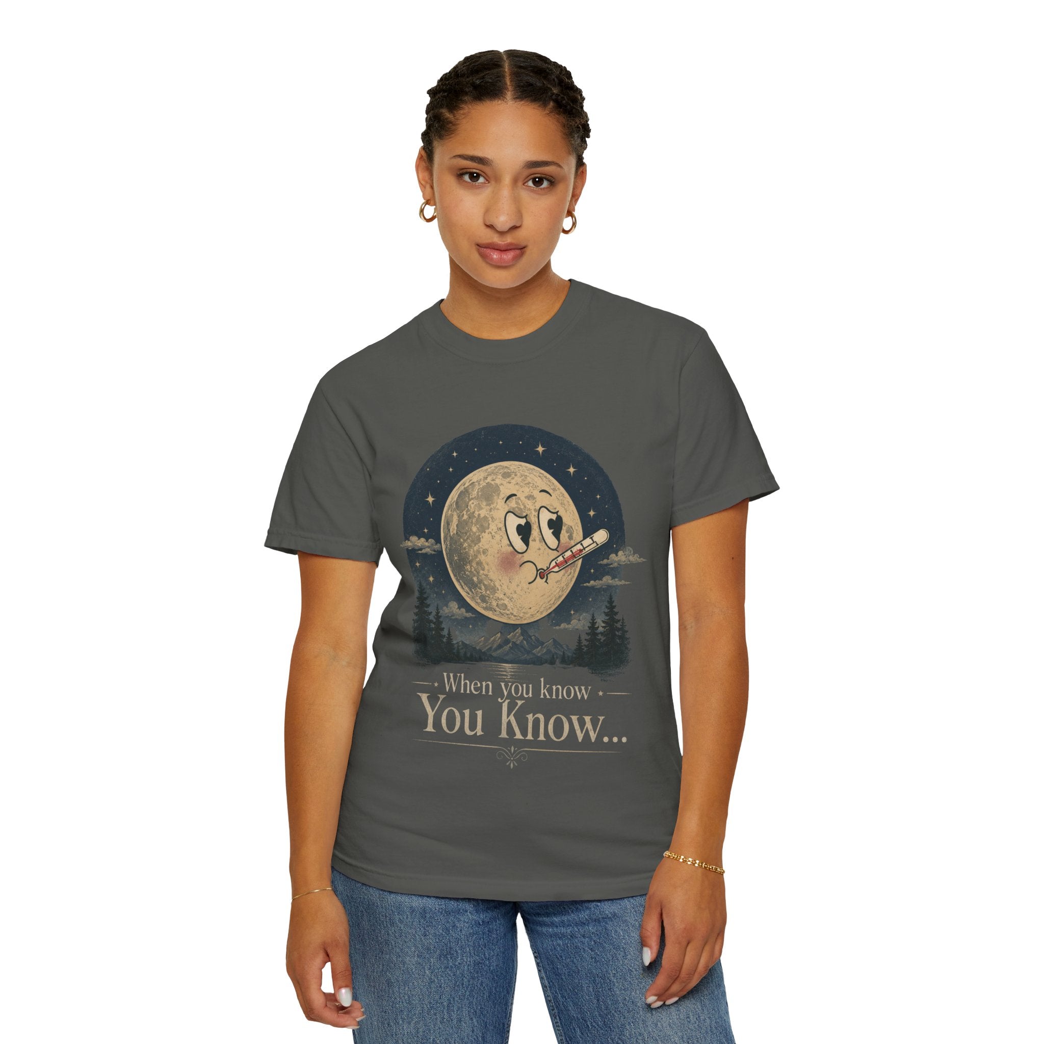 Moonlit Retro Tee — 'When You Know... You Know' Graphic T-Shirt