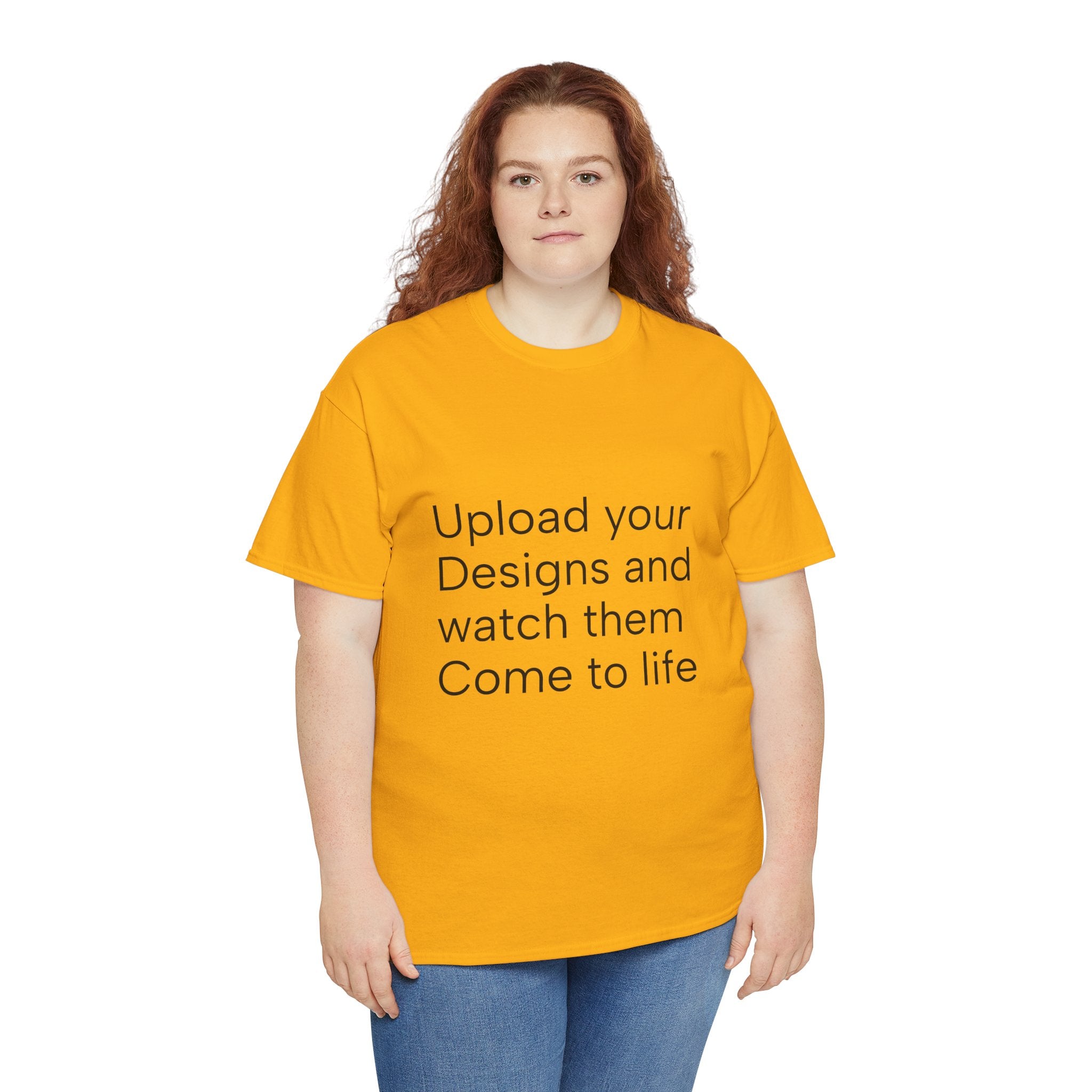 Customizable T‑Shirt – "Upload Your Designs and Watch Them Come to Life"