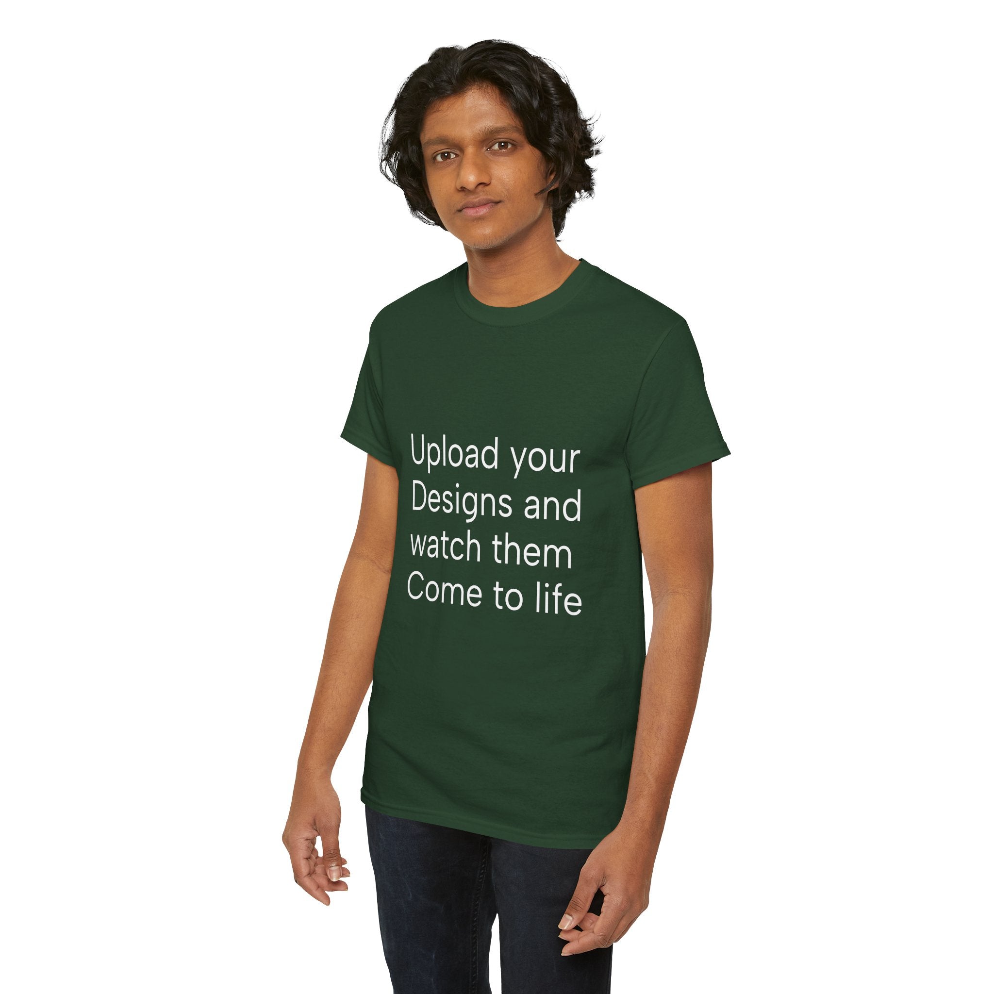 Customizable T‑Shirt – "Upload Your Designs and Watch Them Come to Life"