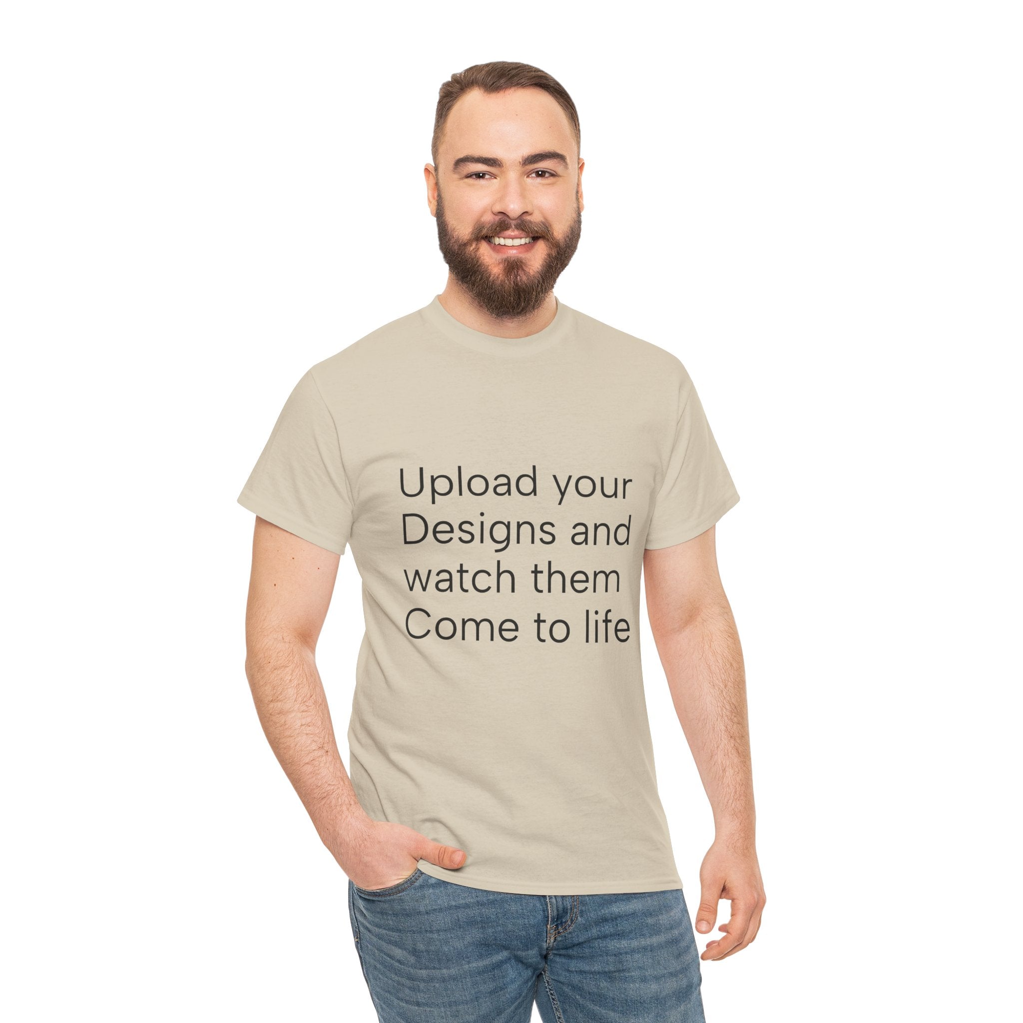 Customizable T‑Shirt – "Upload Your Designs and Watch Them Come to Life"