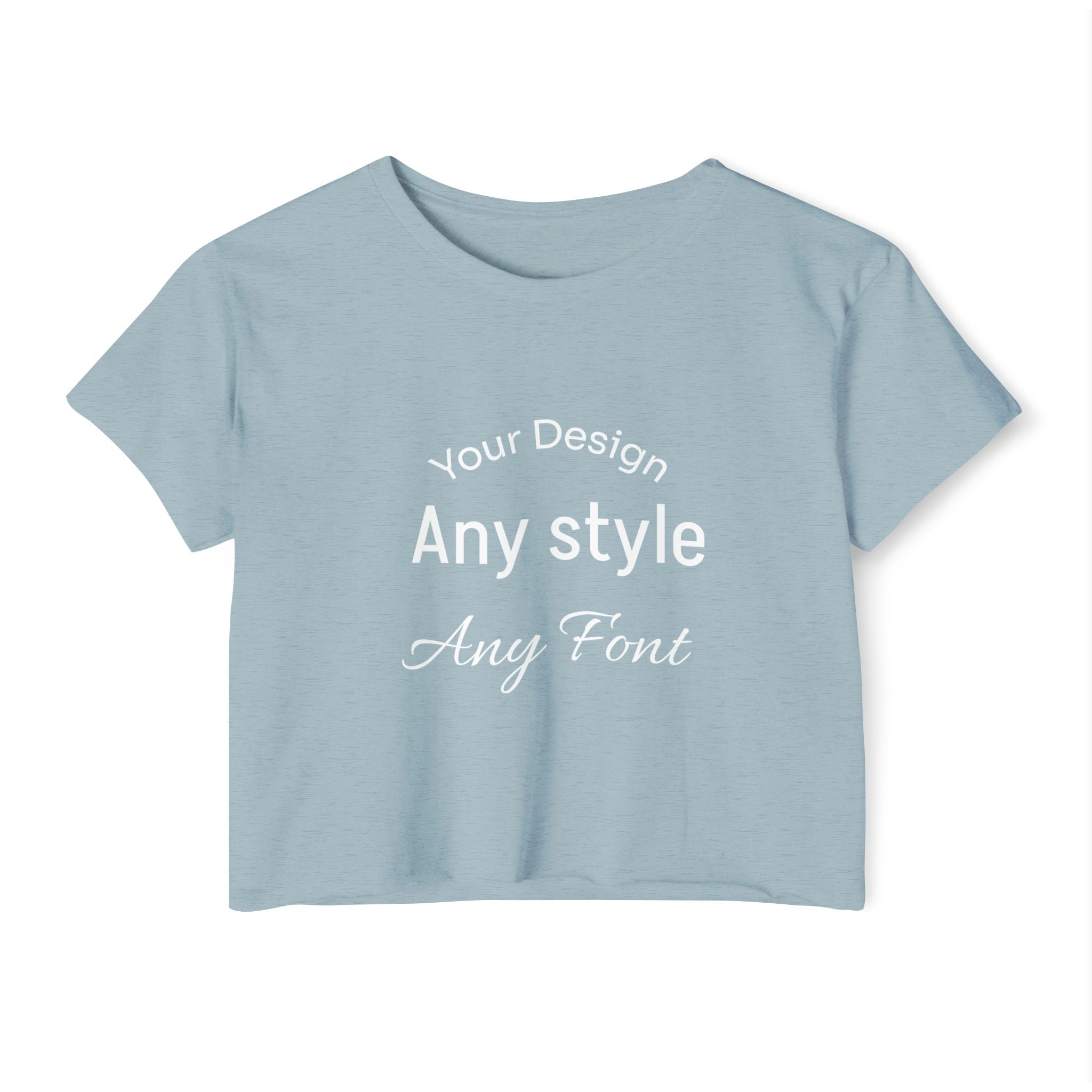 Women's Festival Crop Top — Customizable Graphic Crop Tee