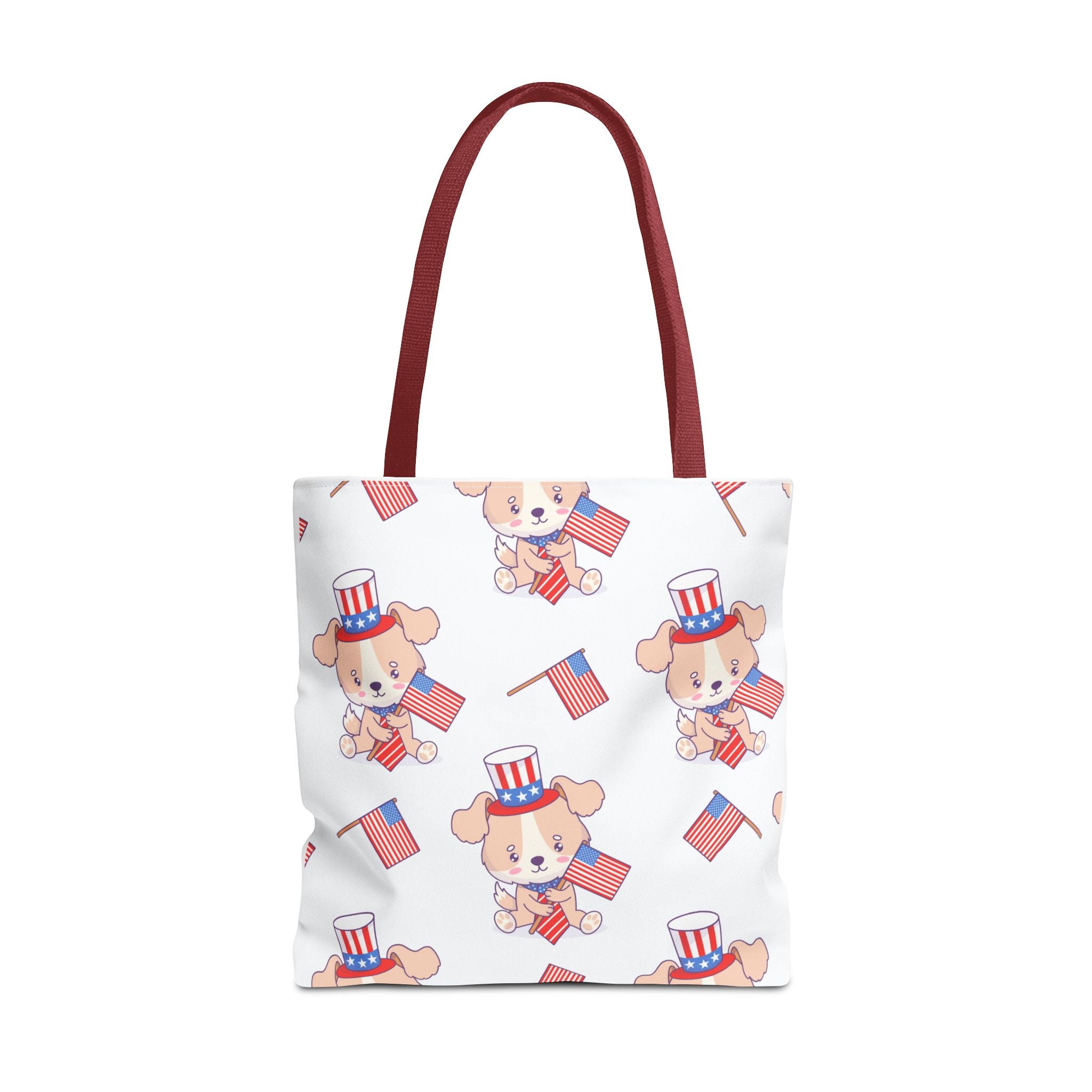 Patriotic Tote Bag - American Flag Eagle Design | Proud Made in America Tote