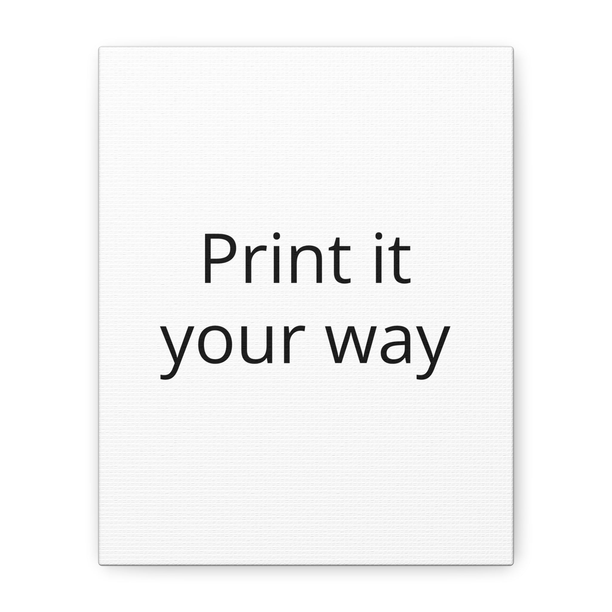 Matte Canvas, Stretched, 1.25"