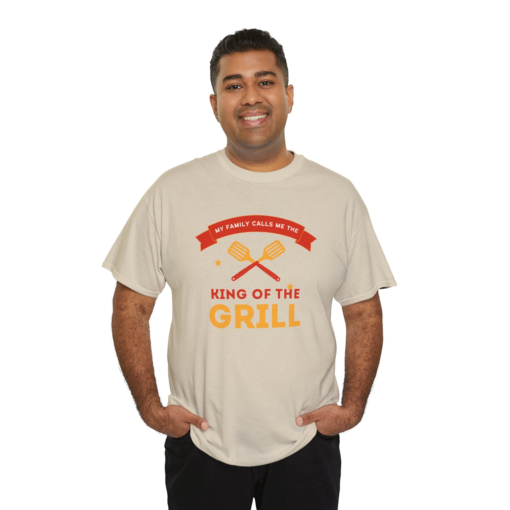 King of the Grill T-Shirt — My Family Calls Me The King of the Grill BBQ Tee