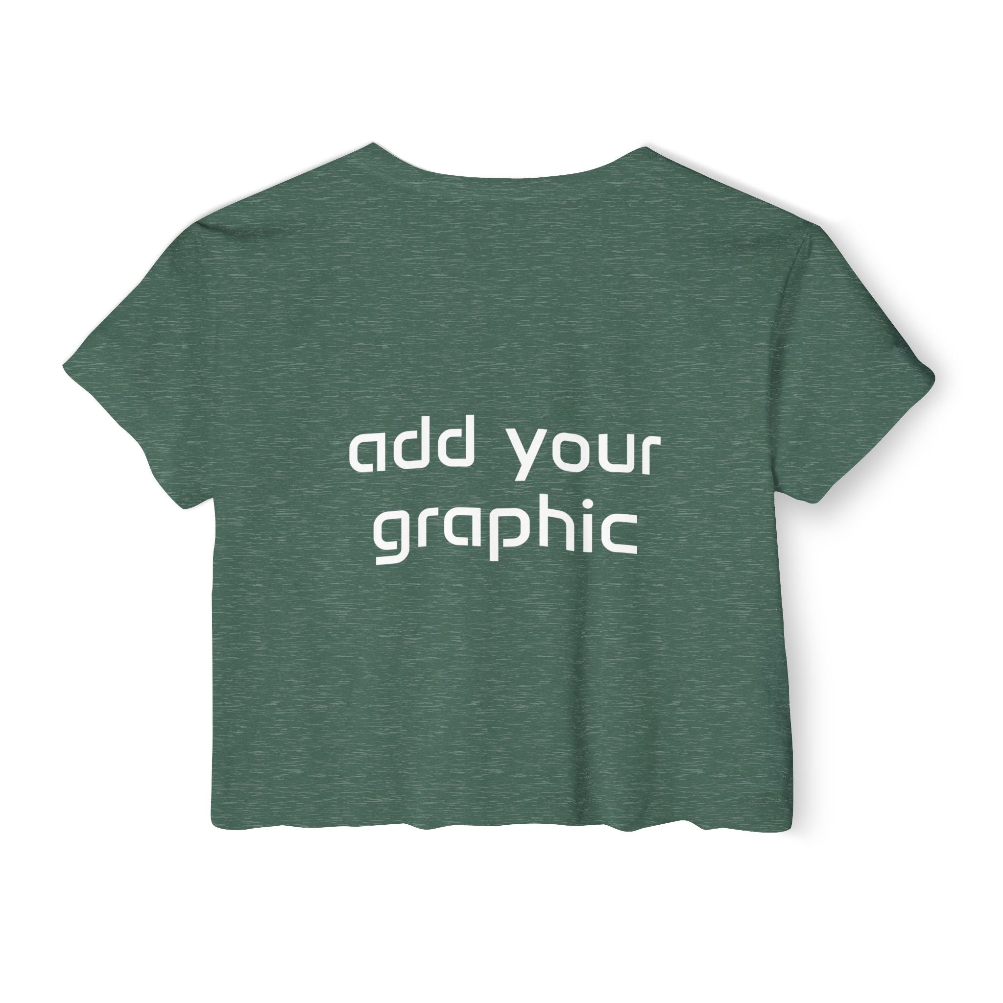 Women's Festival Crop Top — Customizable Graphic Crop Tee
