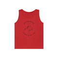 Nature Mountain Tank Top — "Enjoying Nature, Looking to the Stars" Minimalist Outdoor Tee