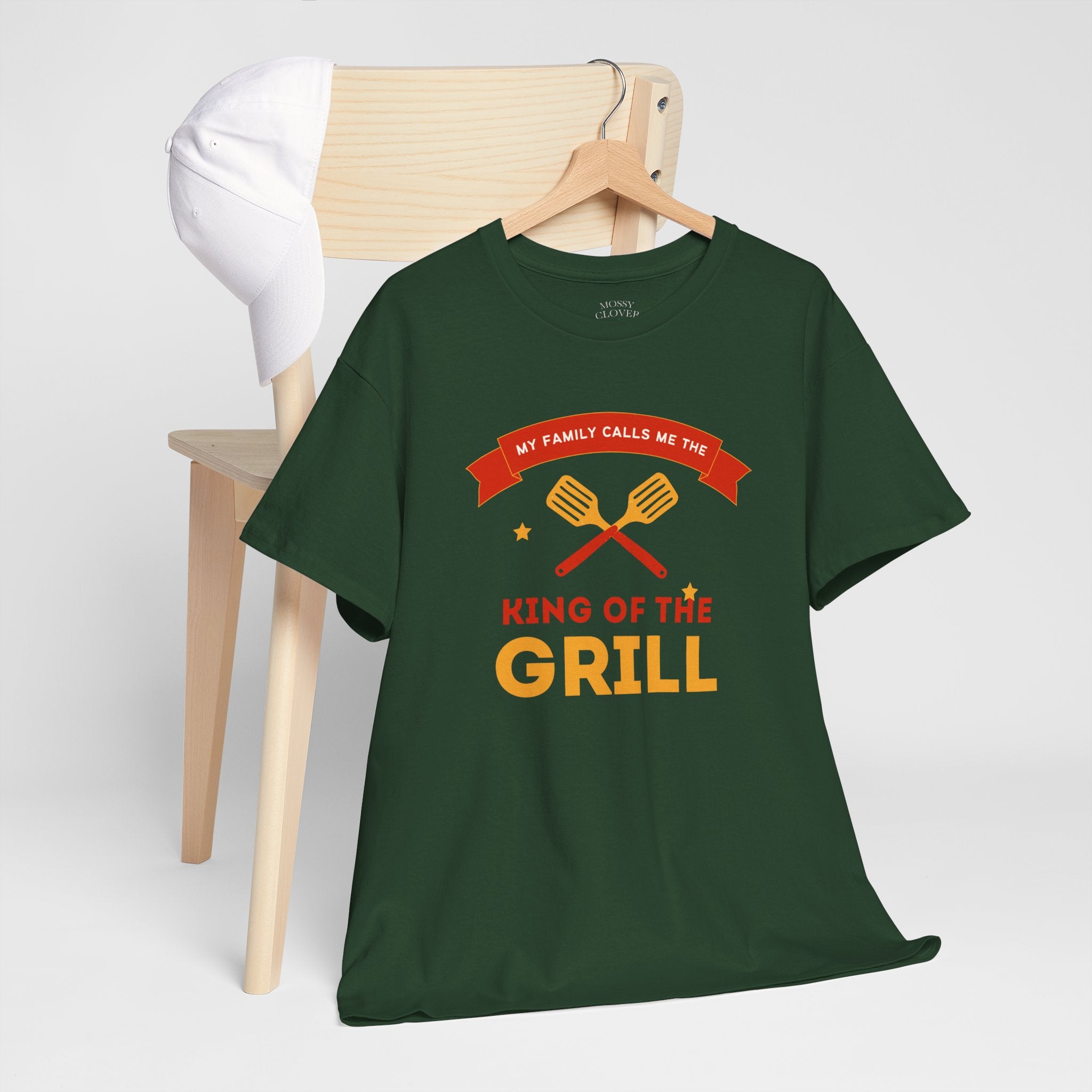King of the Grill T-Shirt — My Family Calls Me The King of the Grill BBQ Tee