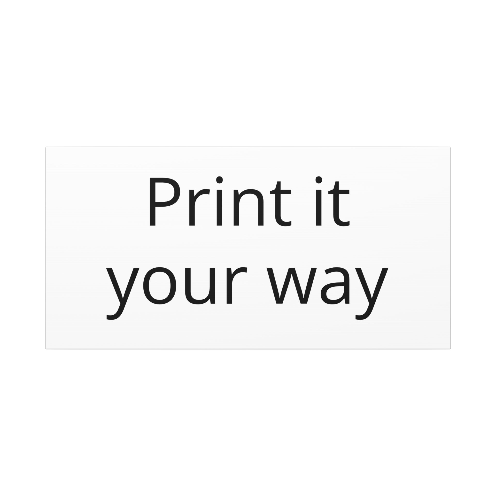 Matte Canvas, Stretched, 1.25"