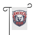 America 250 Eagle Garden Flag - Patriotic 250 Years Outdoor House Banner