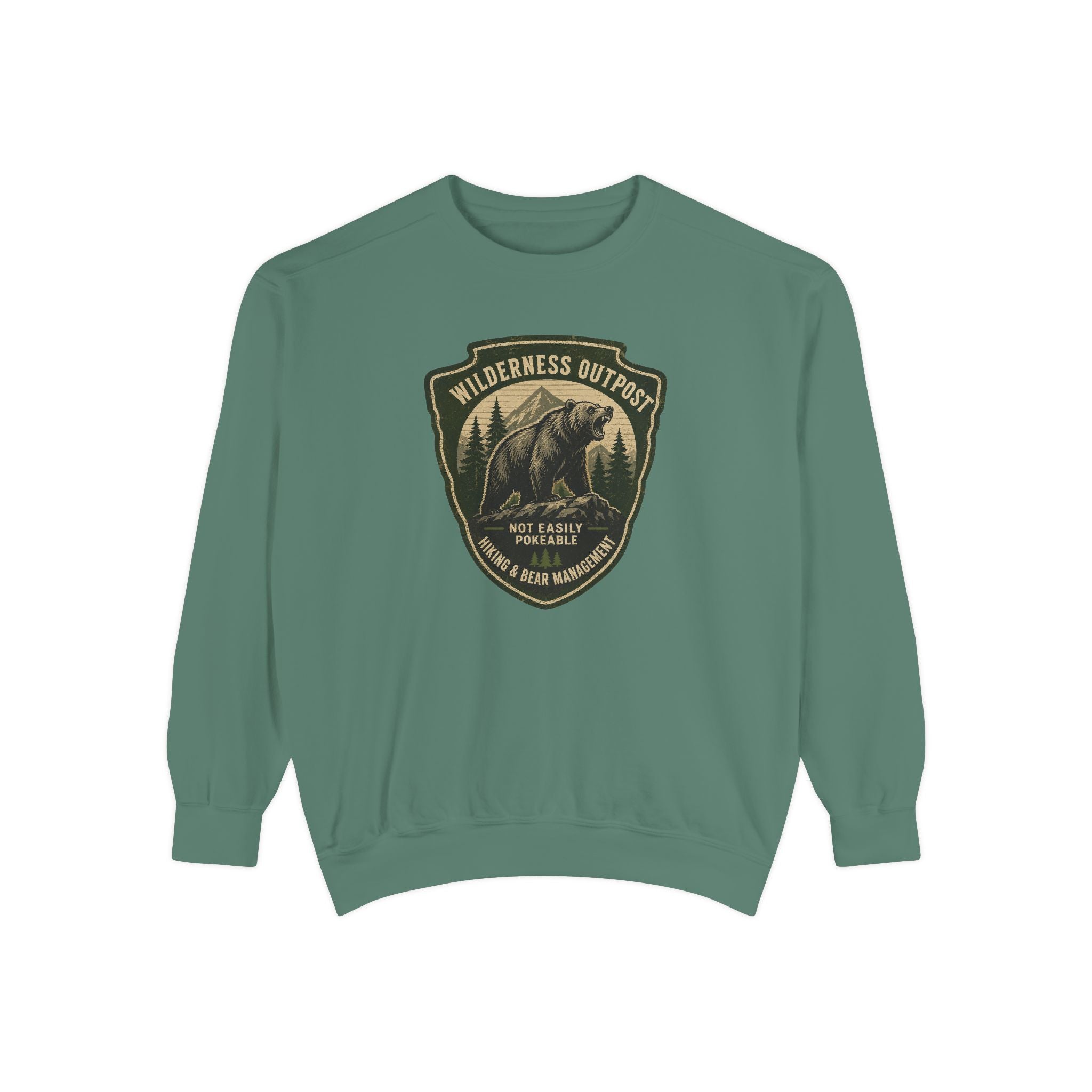 Wilderness Outfitters Bear Patch Sweatshirt — Outdoor Camping Crewneck