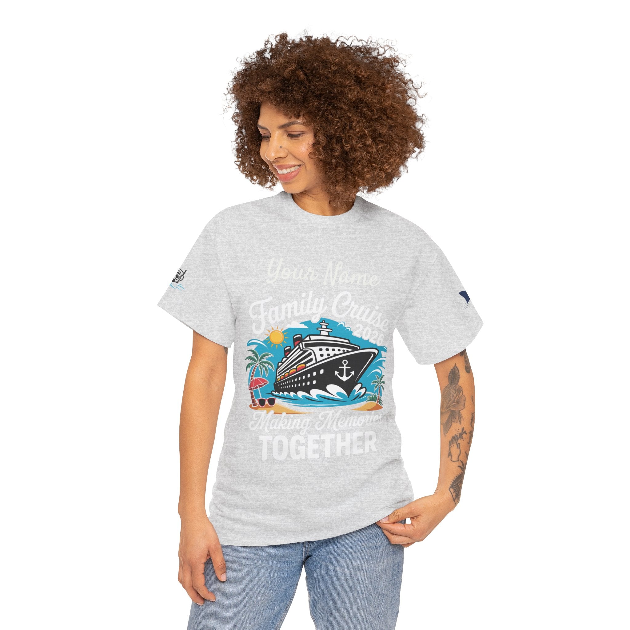 Family Cruise T‑Shirt — Customizable 'Making Memories Together' Cruise Vacation Tee