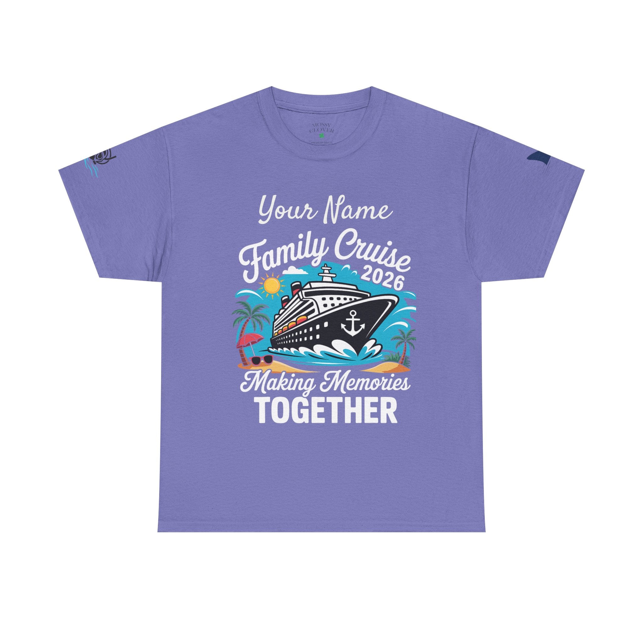 Family Cruise T‑Shirt — Customizable 'Making Memories Together' Cruise Vacation Tee