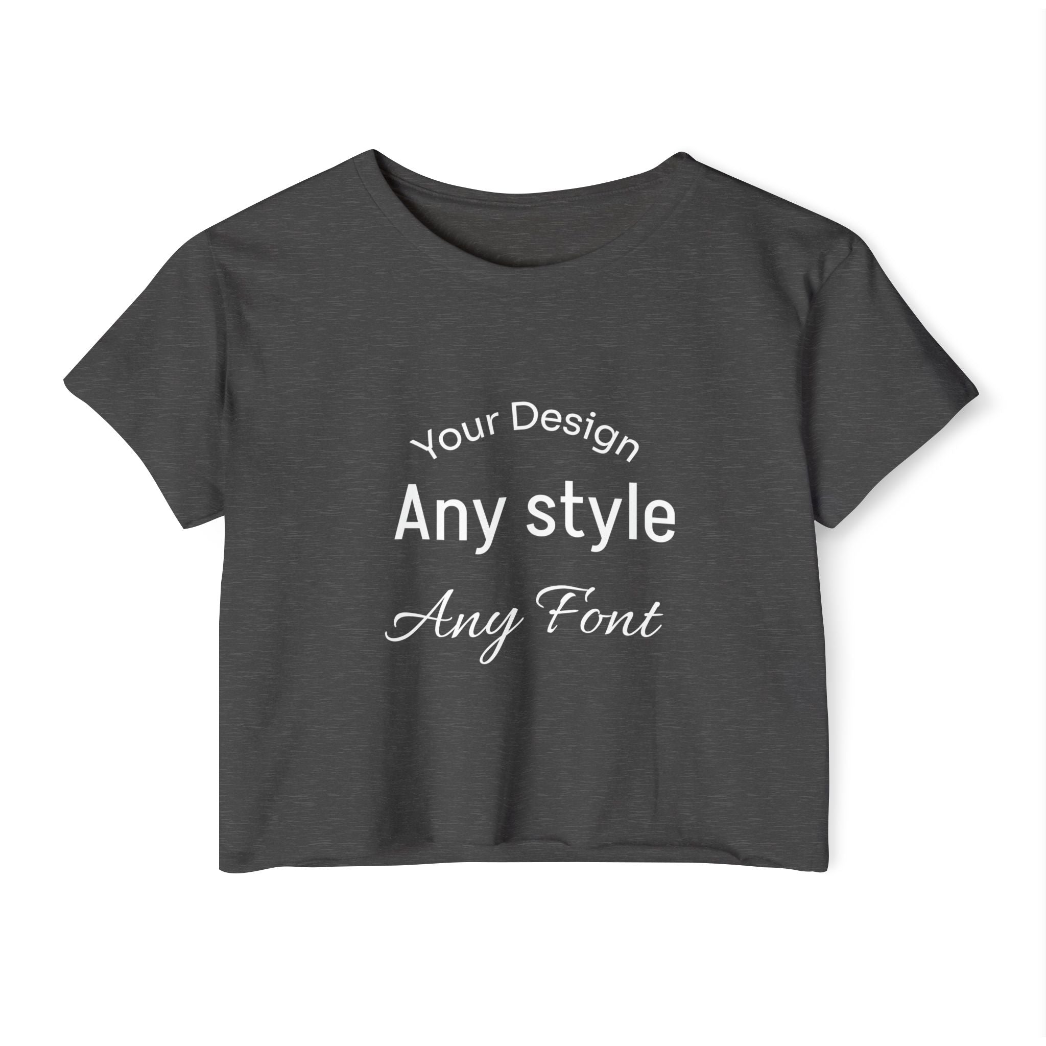 Women's Festival Crop Top — Customizable Graphic Crop Tee