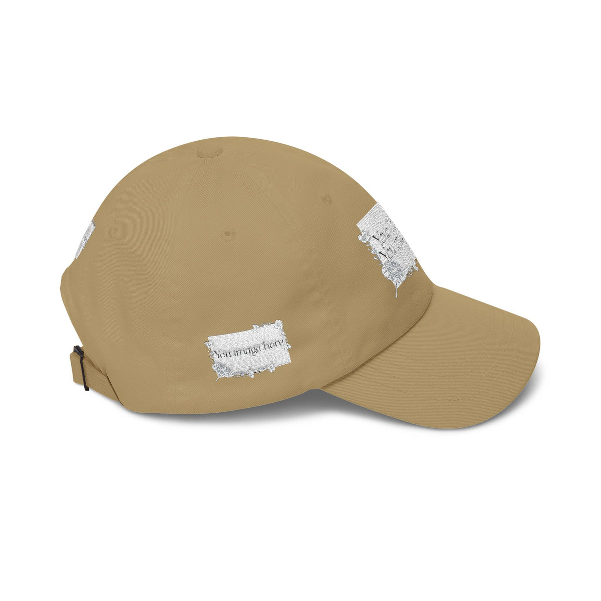 Minimal 'Print it your way' Embroidered Hat