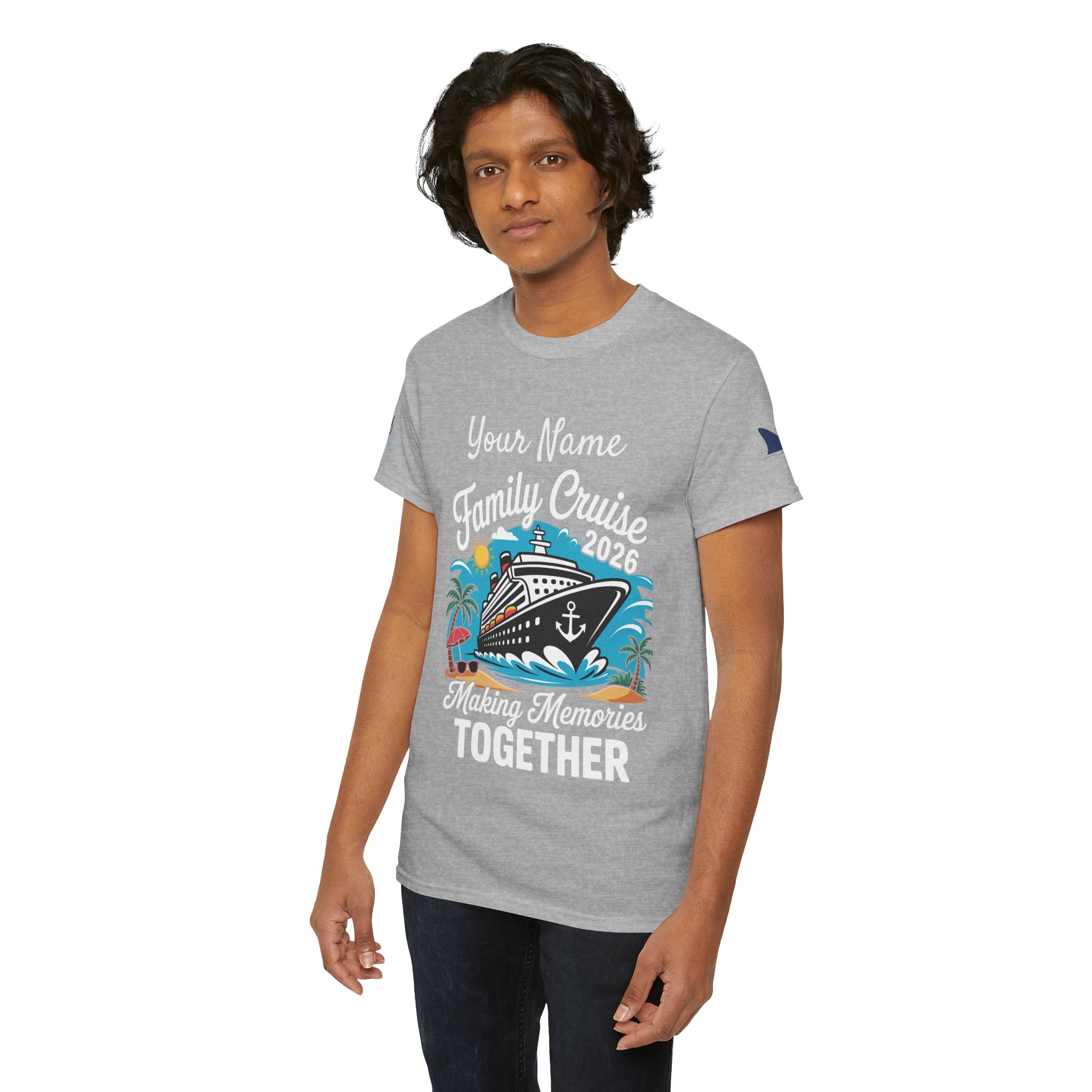 Family Cruise T‑Shirt — Customizable 'Making Memories Together' Cruise Vacation Tee