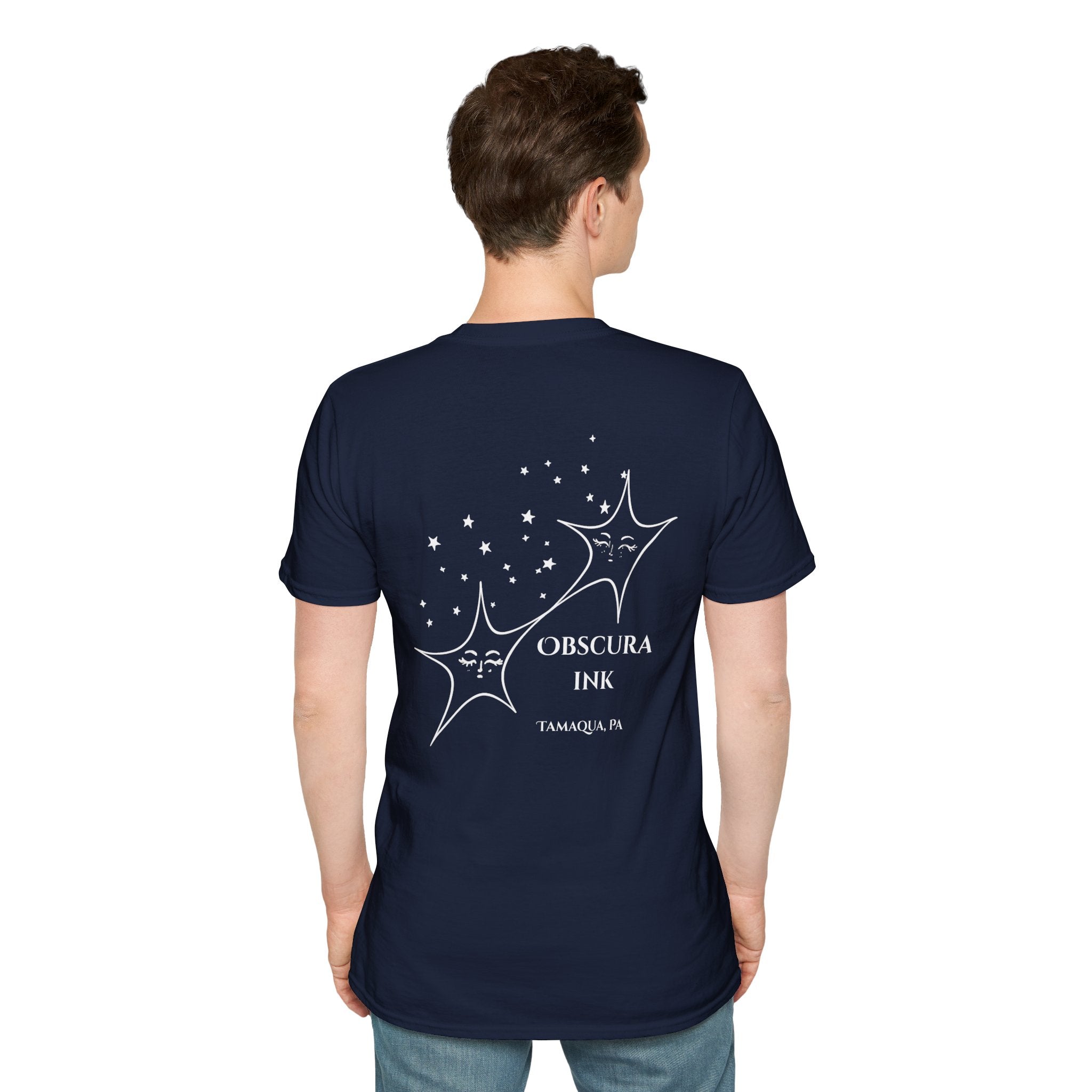 Stars logo ~ Back ~ Obscura Ink Signature Tee