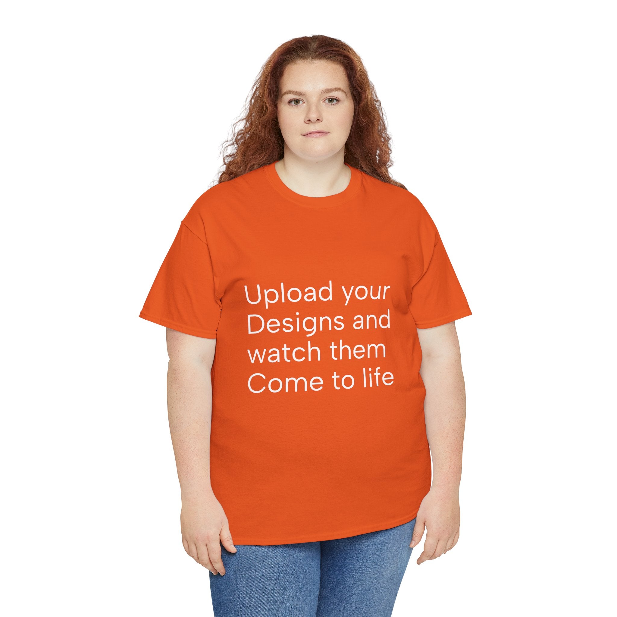 Customizable T‑Shirt – "Upload Your Designs and Watch Them Come to Life"