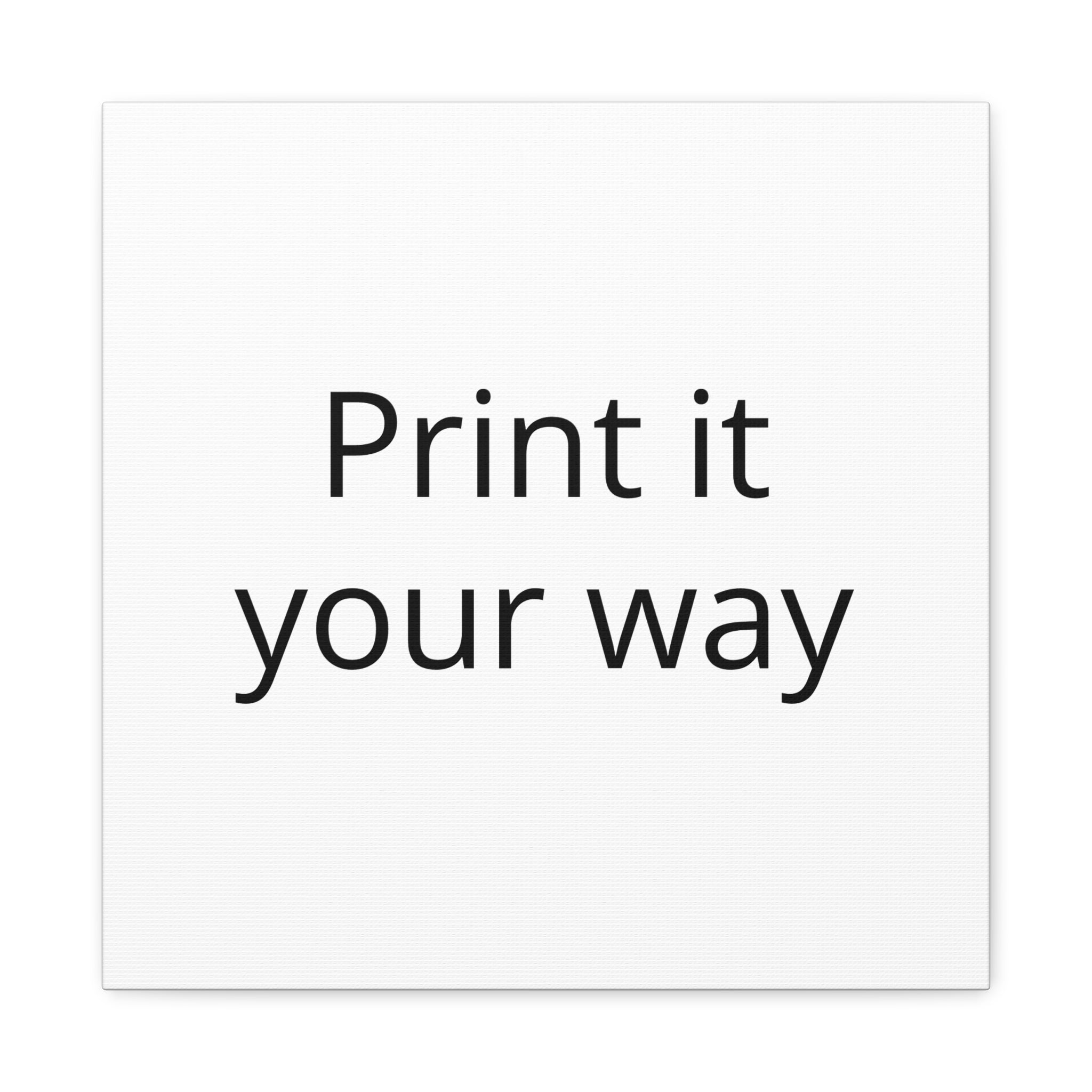 Matte Canvas, Stretched, 1.25"